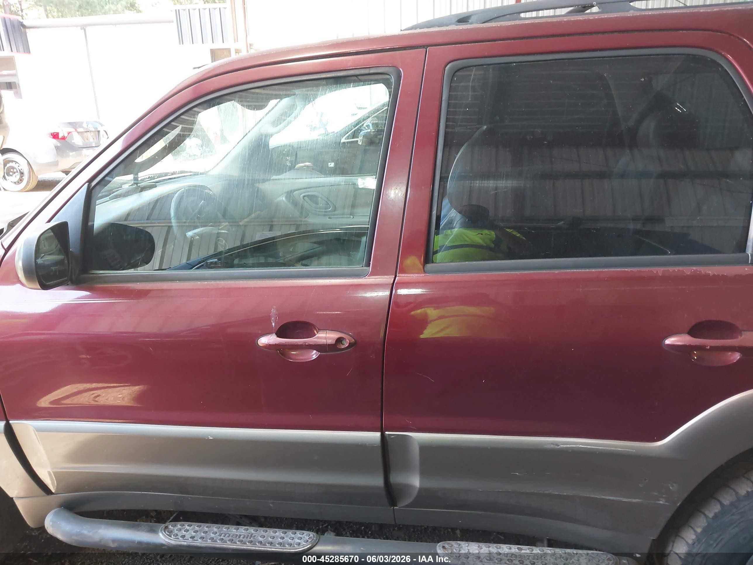 2003 Mazda Tribute Es V6 Бордовый vin: 4F2CZ061X3KM22501