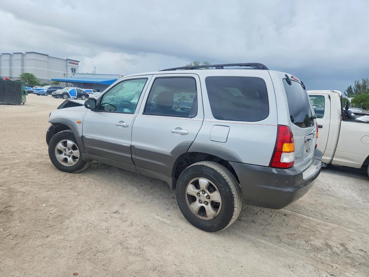 2003 Mazda Tribute Es Silver vin: 4F2CZ061X3KM55515