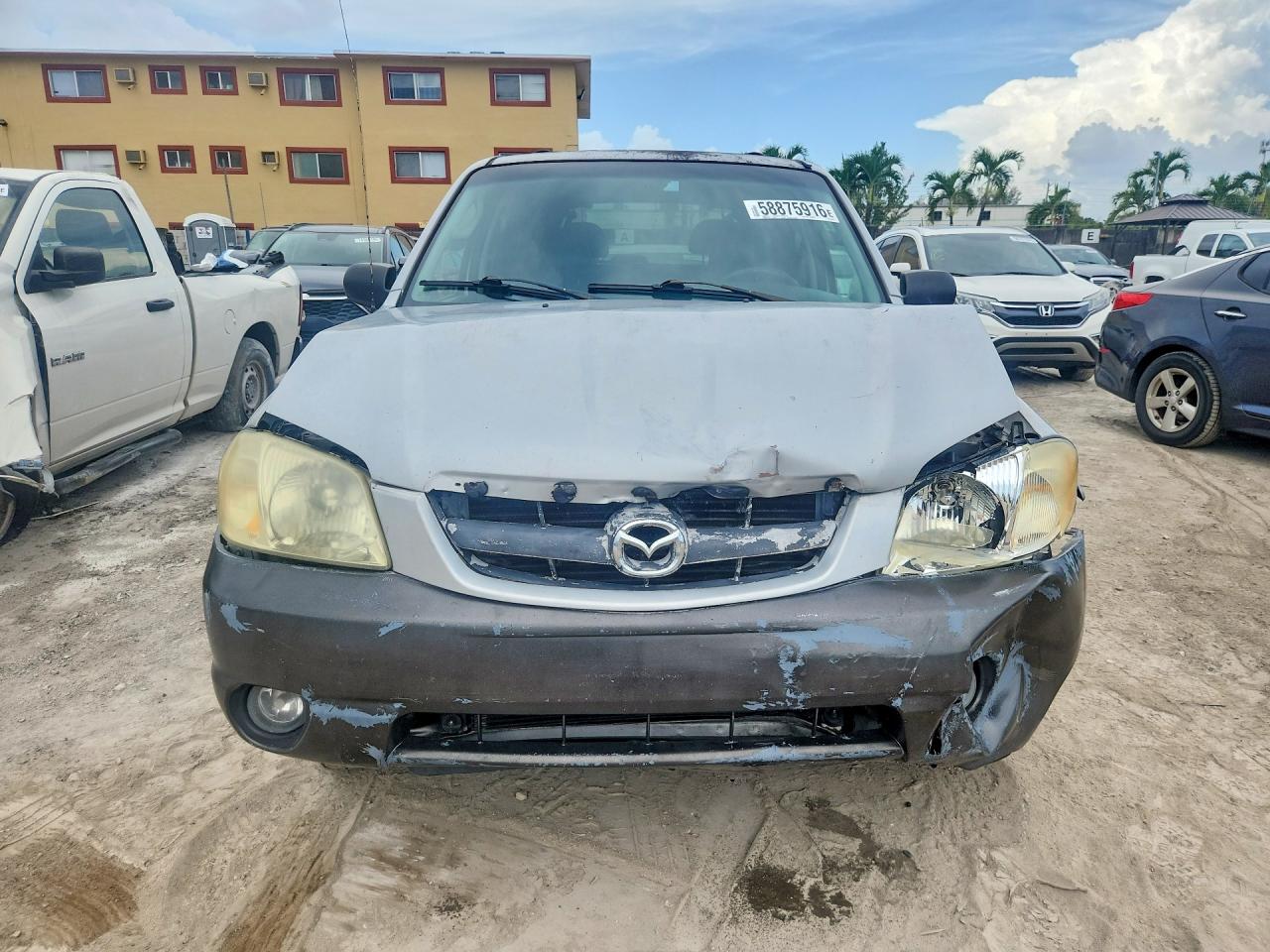 2003 Mazda Tribute Es Silver vin: 4F2CZ061X3KM55515