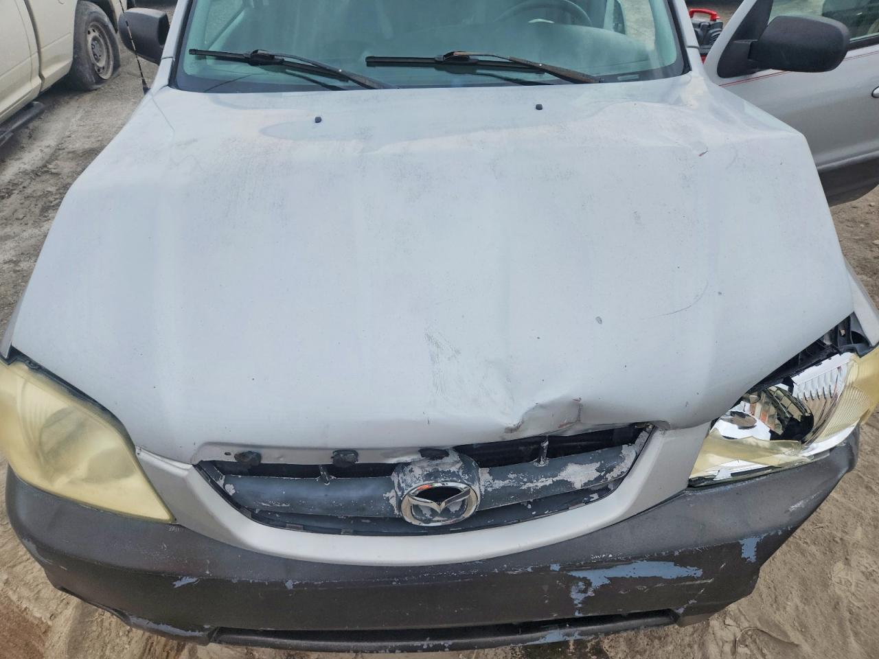 2003 Mazda Tribute Es Silver vin: 4F2CZ061X3KM55515
