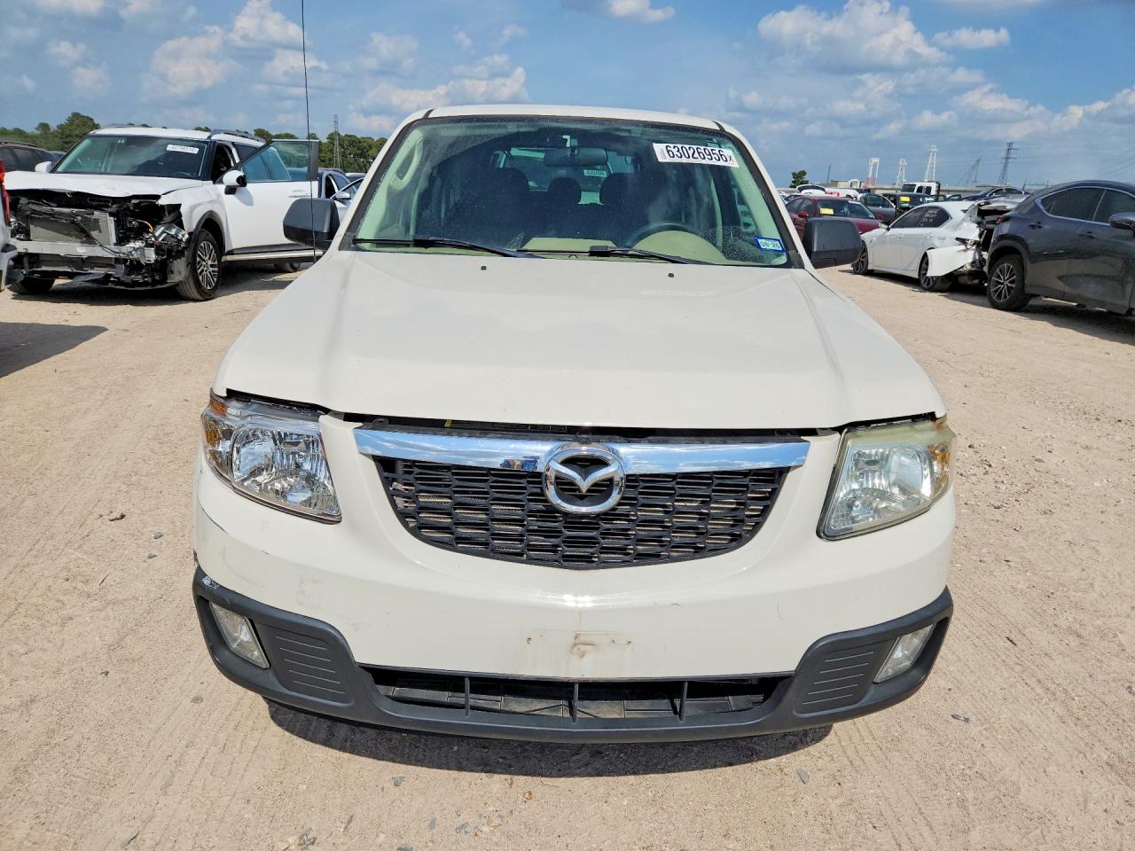 2009 Mazda Tribute S Белый vin: 4F2CZ06G89KM00154
