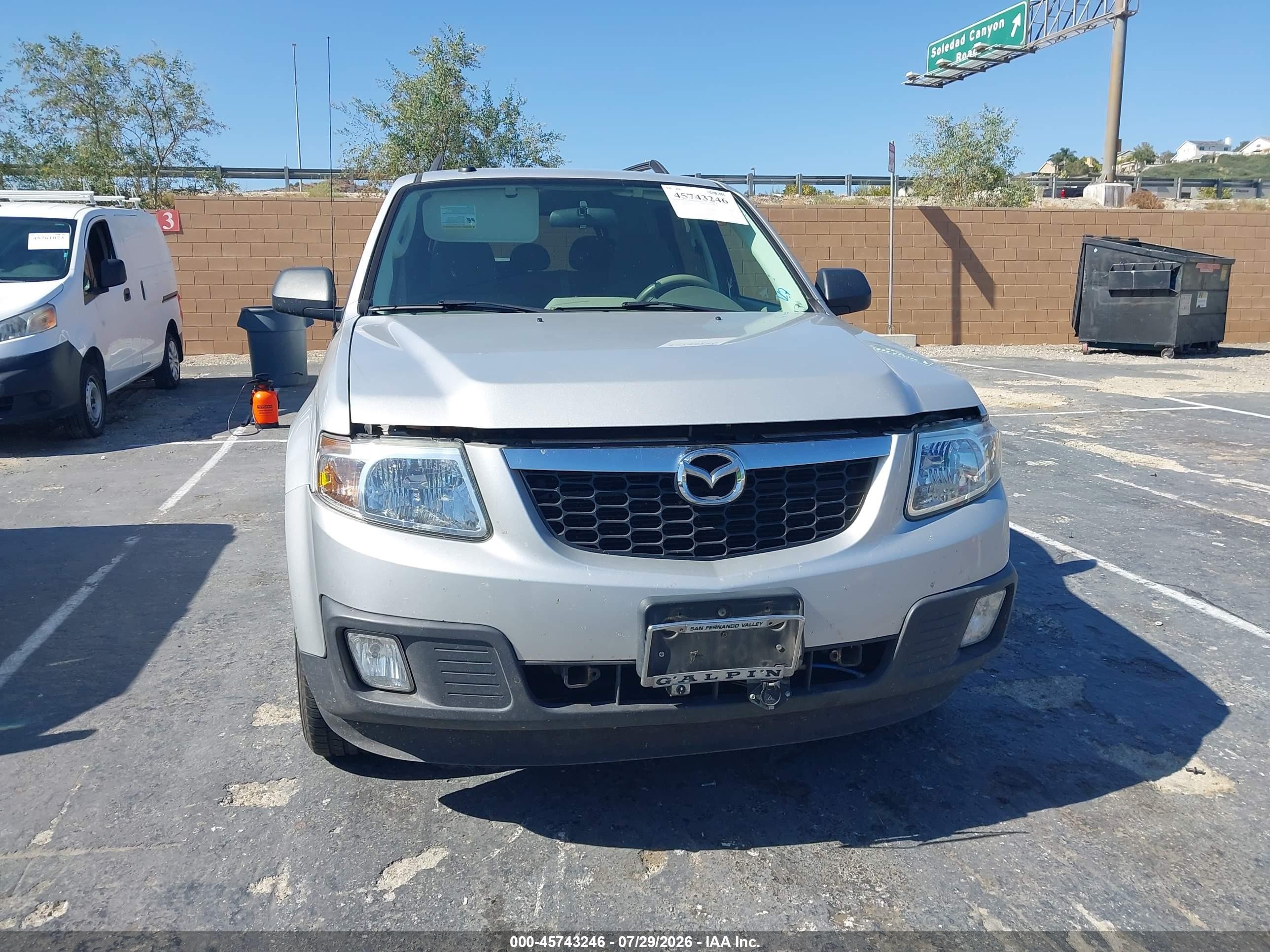 2009 Mazda Tribute Hybrid Touring Silver vin: 4F2CZ49389KM07816