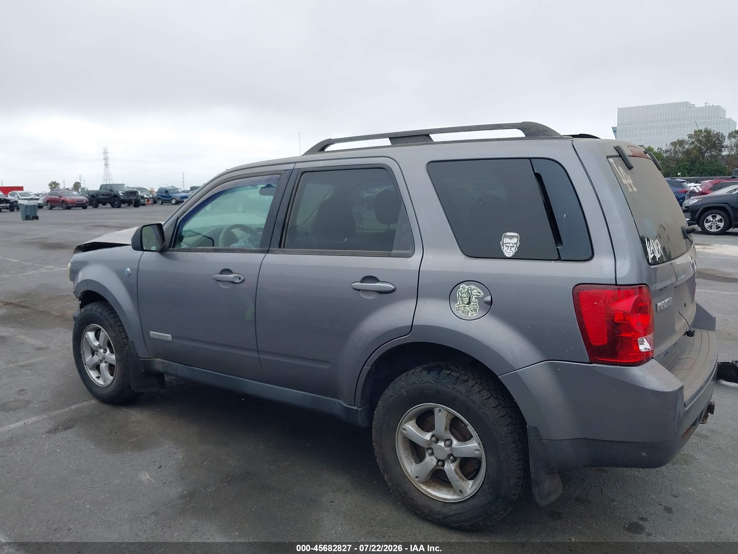 2008 Mazda Tribute Hybrid Touring Gray vin: 4F2CZ49H38KM22685