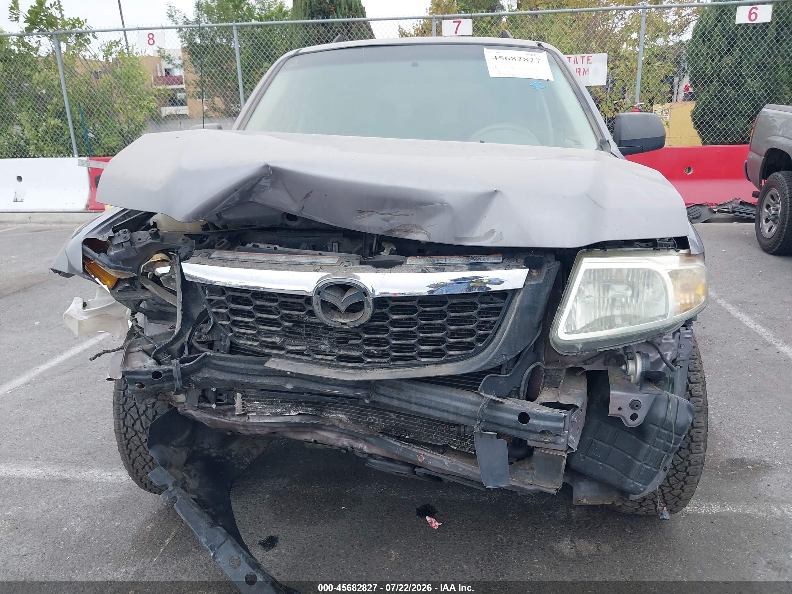 2008 Mazda Tribute Hybrid Touring Gray vin: 4F2CZ49H38KM22685