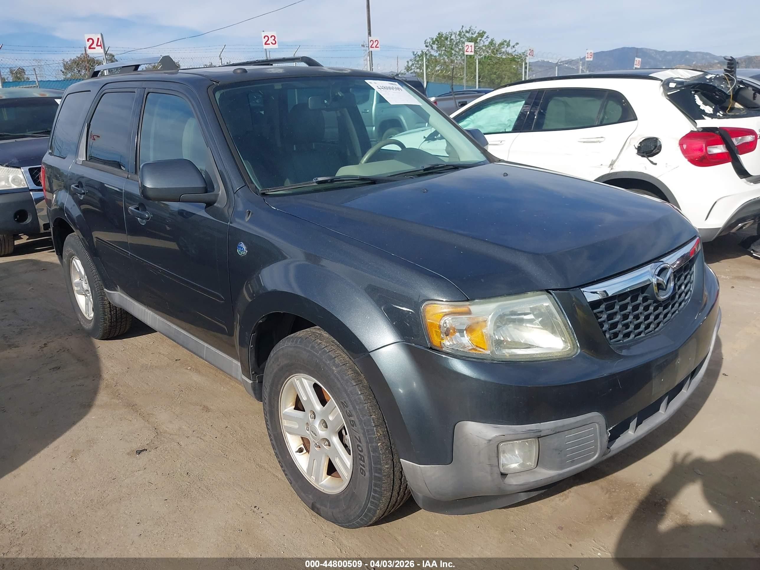 2009 Mazda Tribute Hybrid Grand Touring Gray vin: 4F2CZ59329KM05565