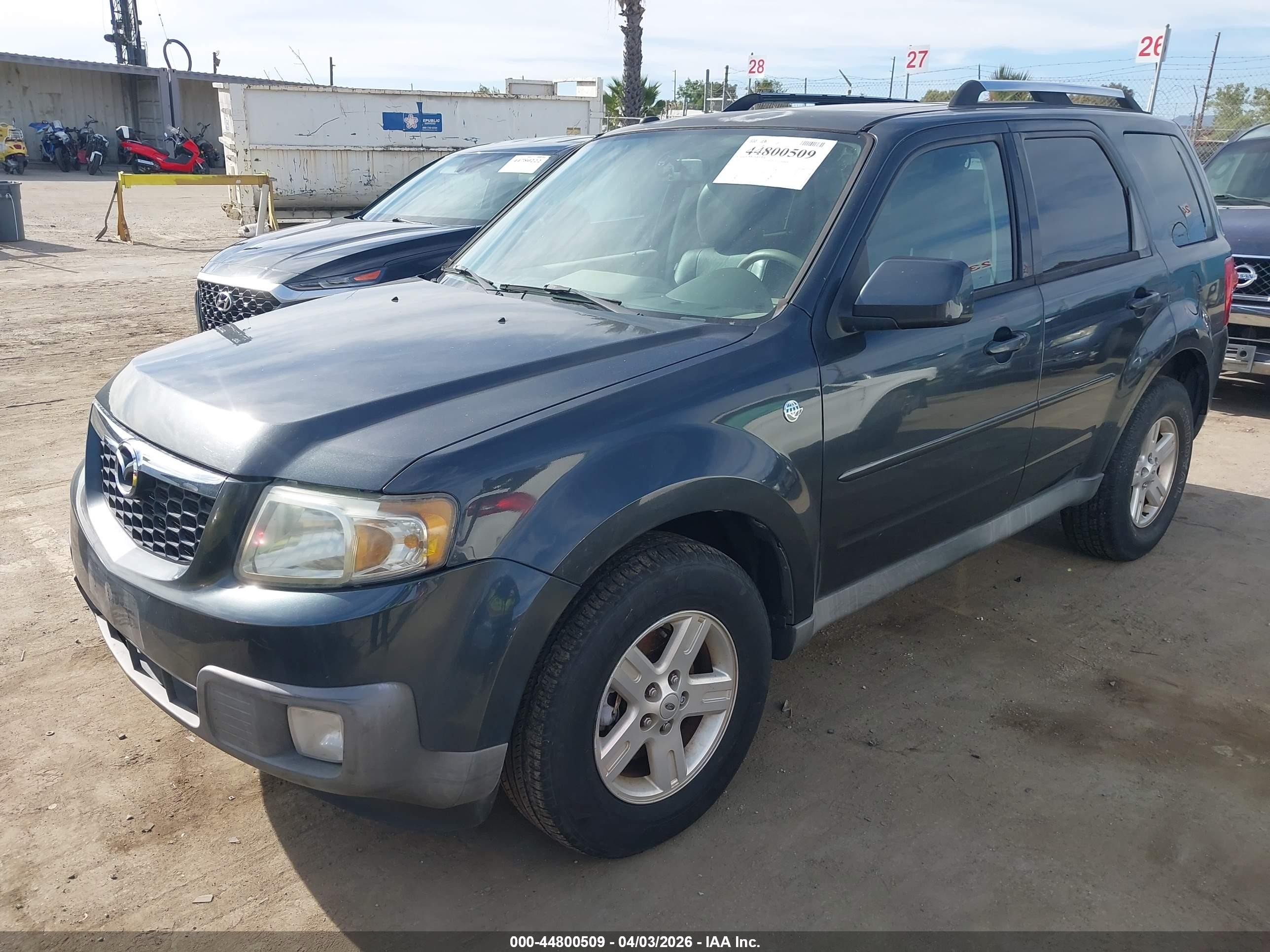 2009 Mazda Tribute Hybrid Grand Touring Gray vin: 4F2CZ59329KM05565