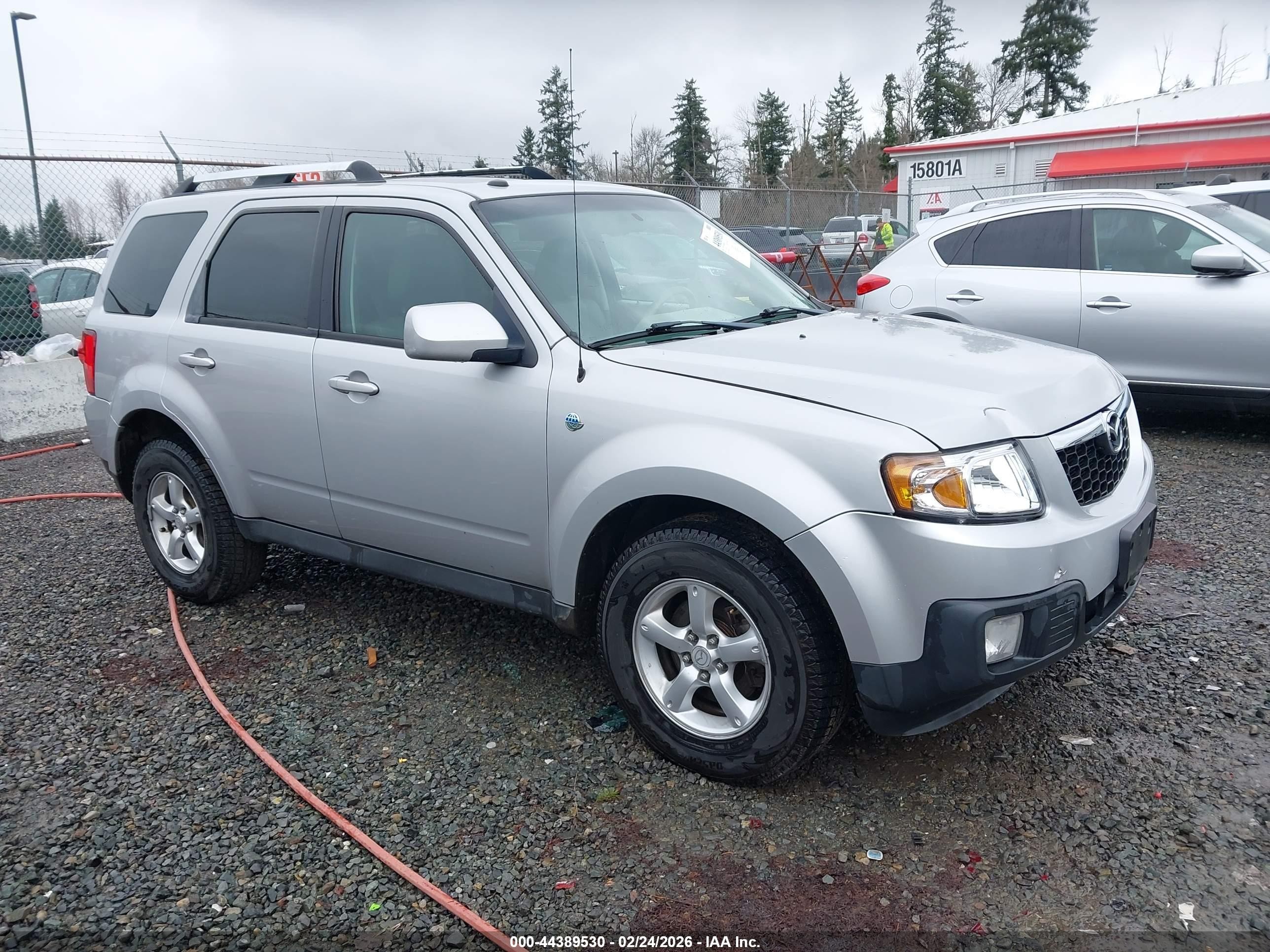 2009 Mazda Tribute Hybrid Grand Touring Silver vin: 4F2CZ59369KM00286