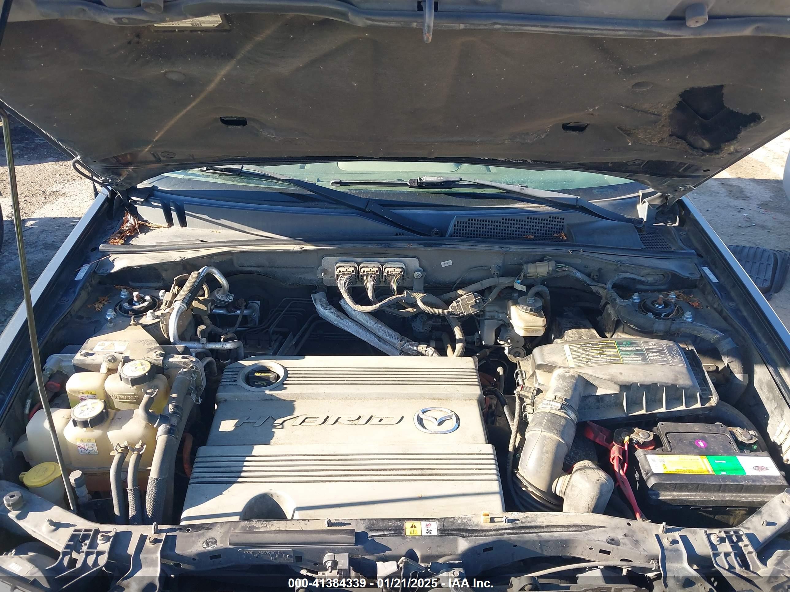 2008 Mazda Tribute Hybrid Grand Touring Gray vin: 4F2CZ59H98KM01488