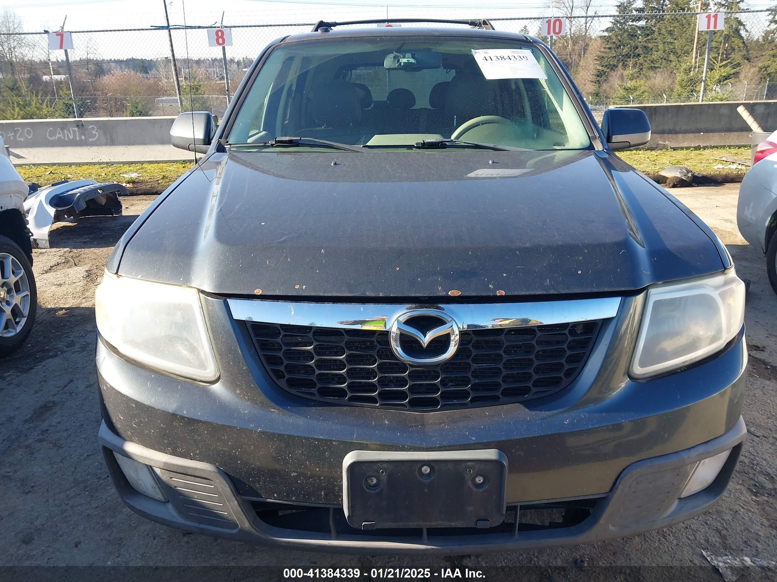 2008 Mazda Tribute Hybrid Grand Touring Gray vin: 4F2CZ59H98KM01488