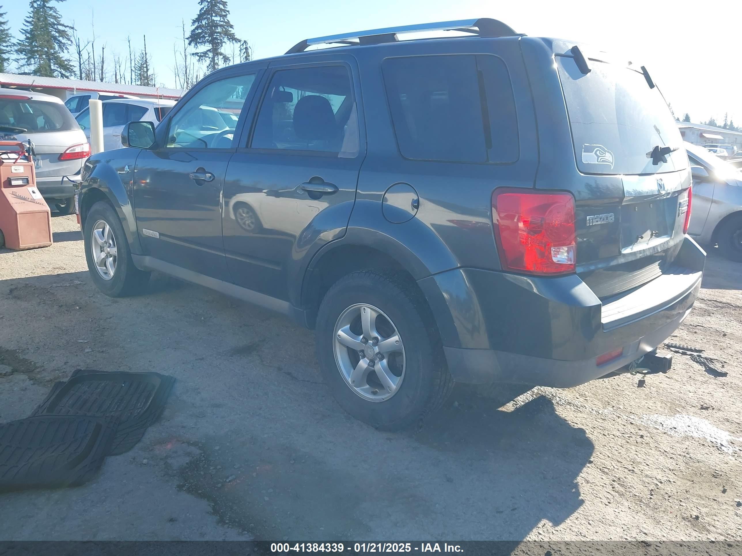 2008 Mazda Tribute Hybrid Grand Touring Gray vin: 4F2CZ59H98KM01488