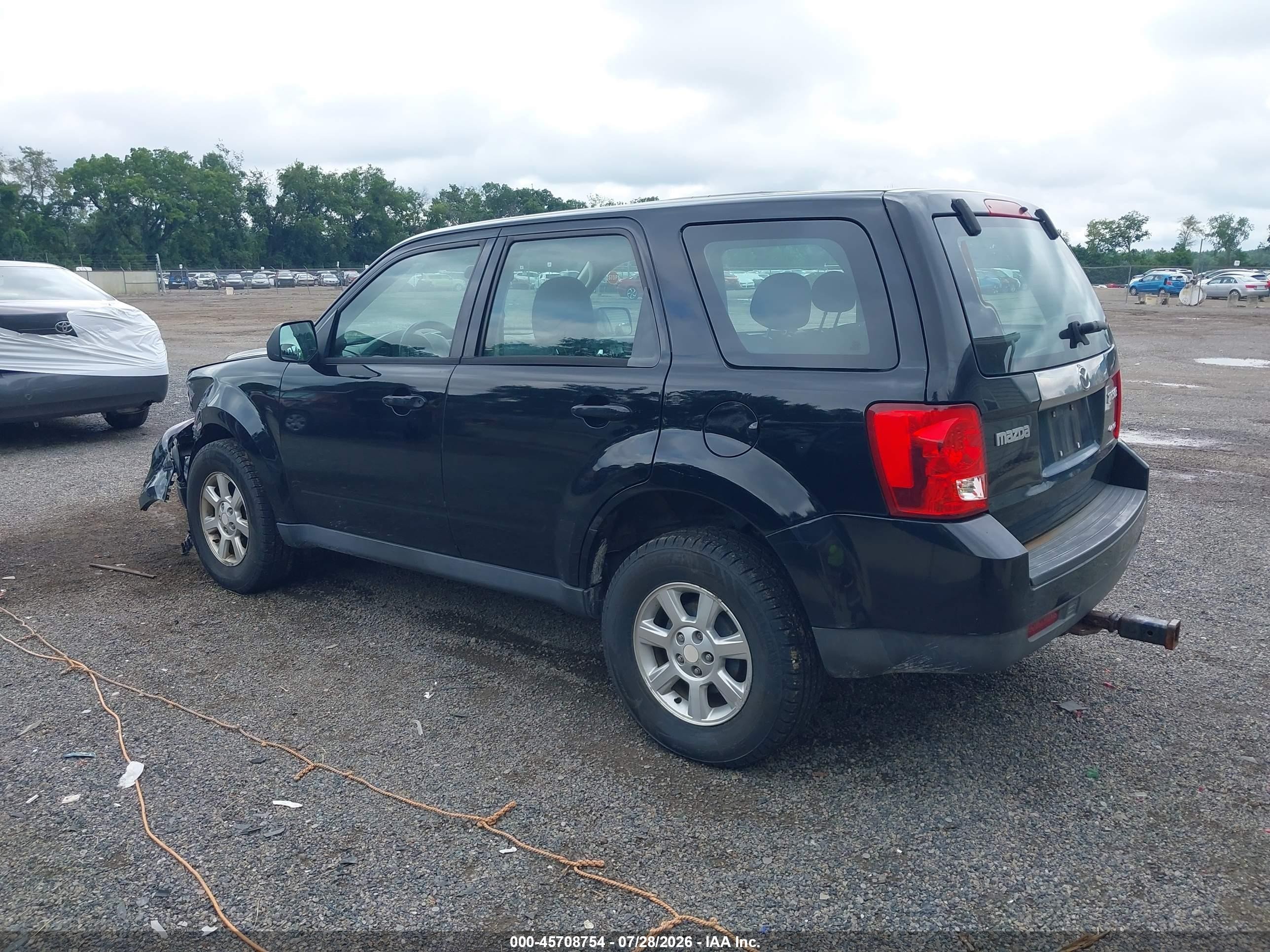 2009 Mazda Tribute I Sport Black vin: 4F2CZ927X9KM02918