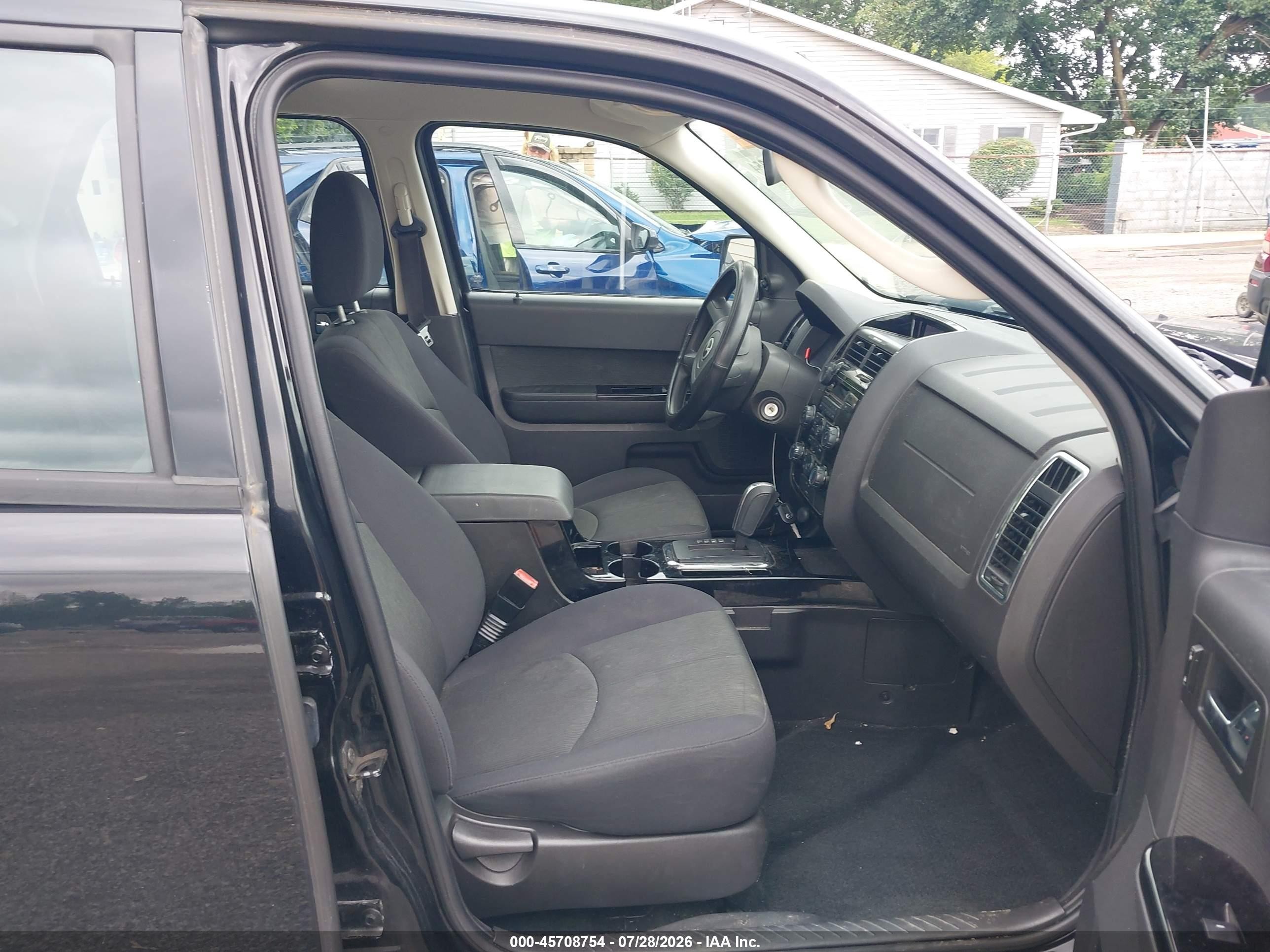 2009 Mazda Tribute I Sport Black vin: 4F2CZ927X9KM02918
