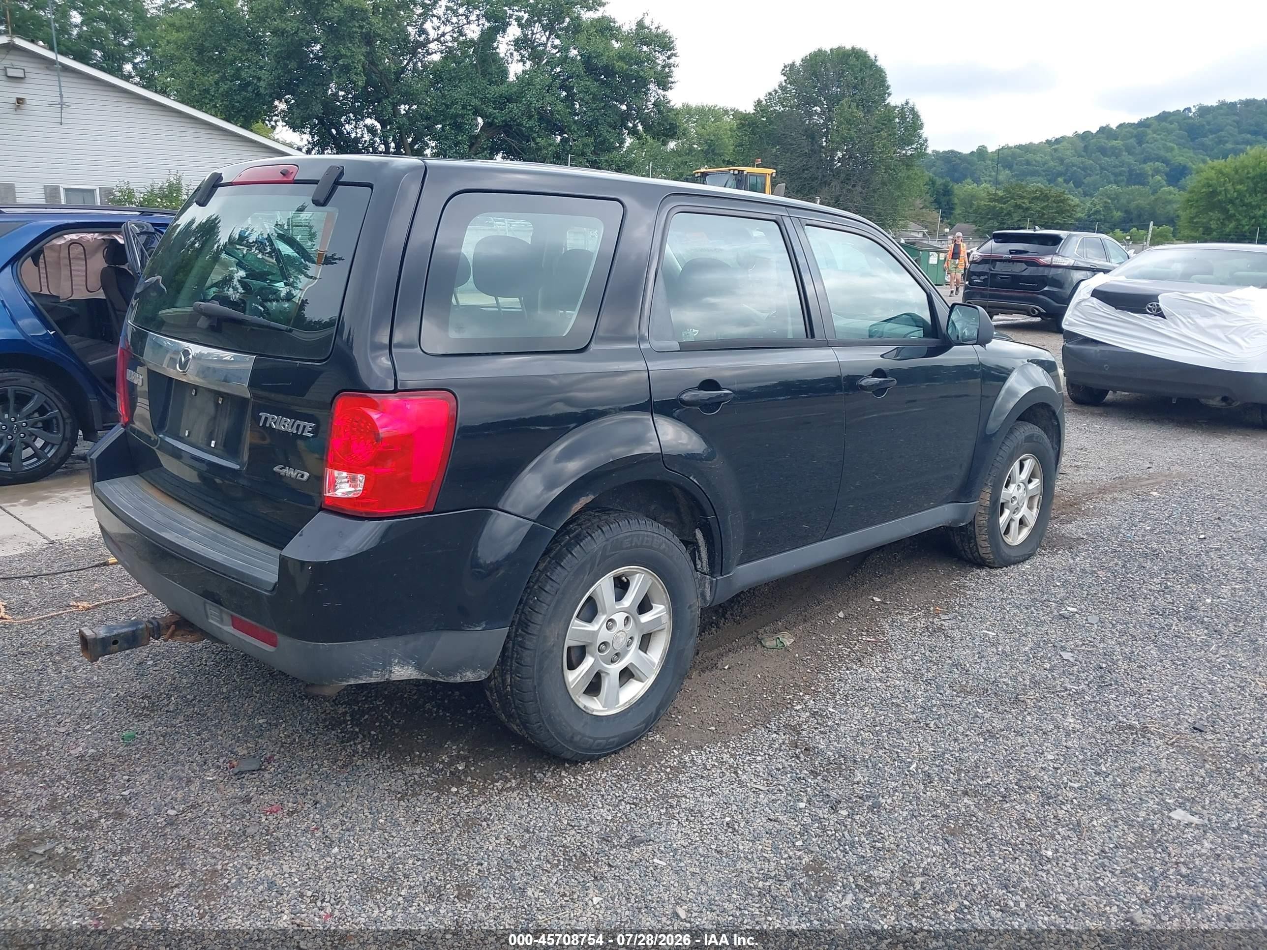 2009 Mazda Tribute I Sport Black vin: 4F2CZ927X9KM02918