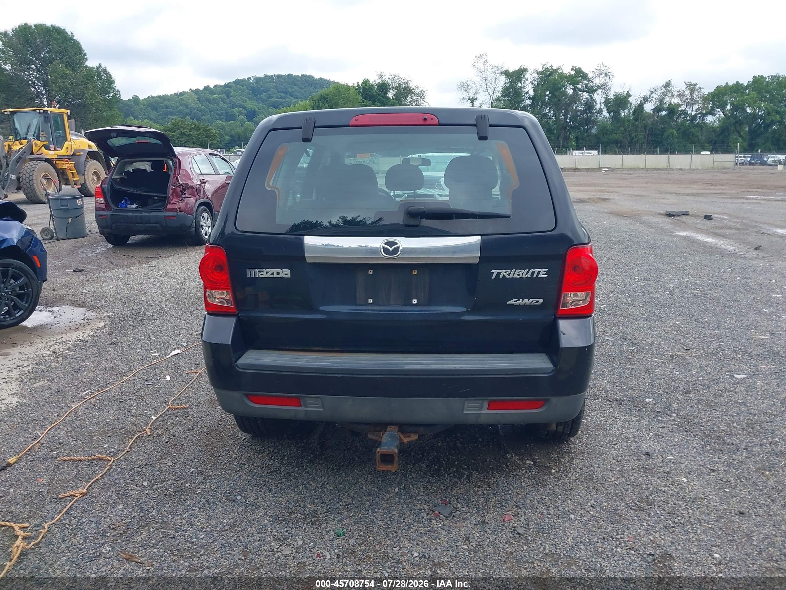 2009 Mazda Tribute I Sport Black vin: 4F2CZ927X9KM02918