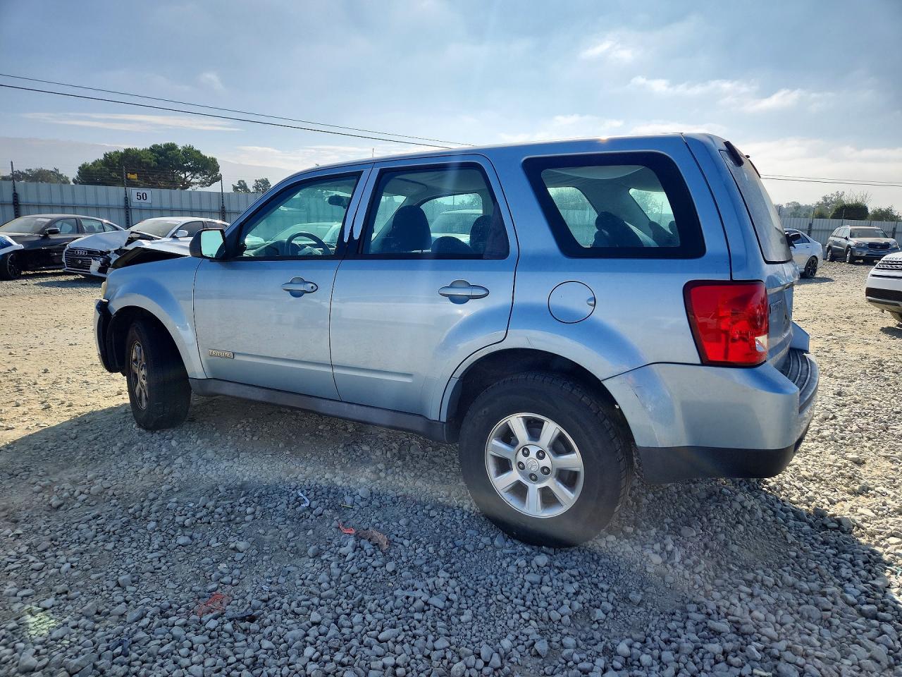 2008 Mazda Tribute I Blue vin: 4F2CZ92Z48KM05541