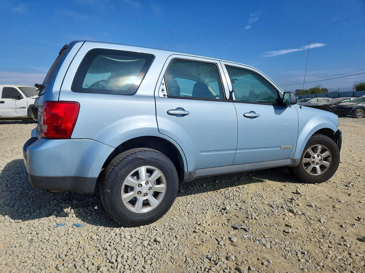 2008 Mazda Tribute I Blue vin: 4F2CZ92Z48KM05541