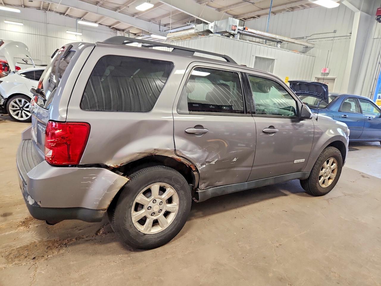 2008 Mazda Tribute I Gray vin: 4F2CZ92Z98KM20634
