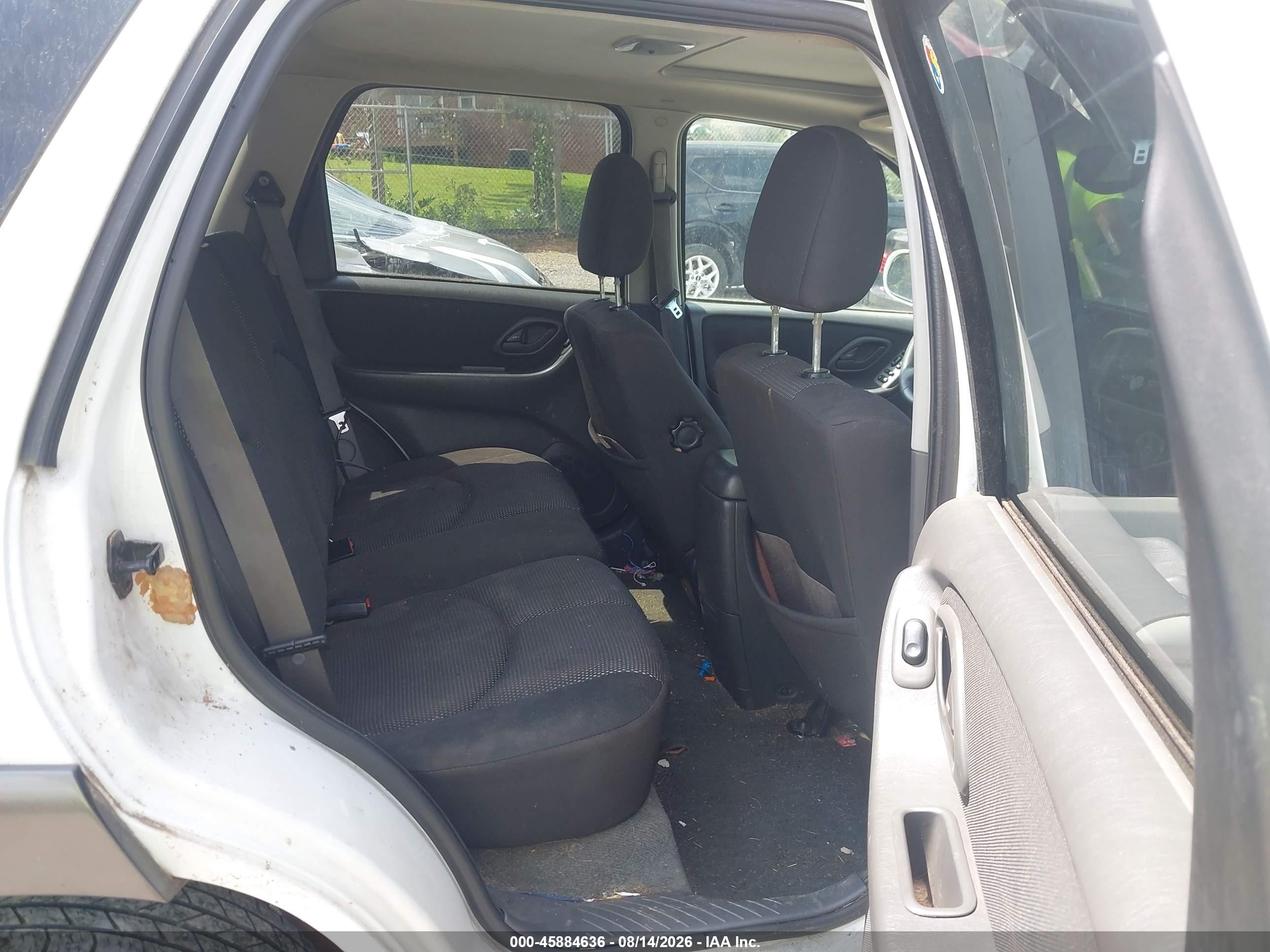 2006 Mazda Tribute S White vin: 4F2CZ94116KM11401