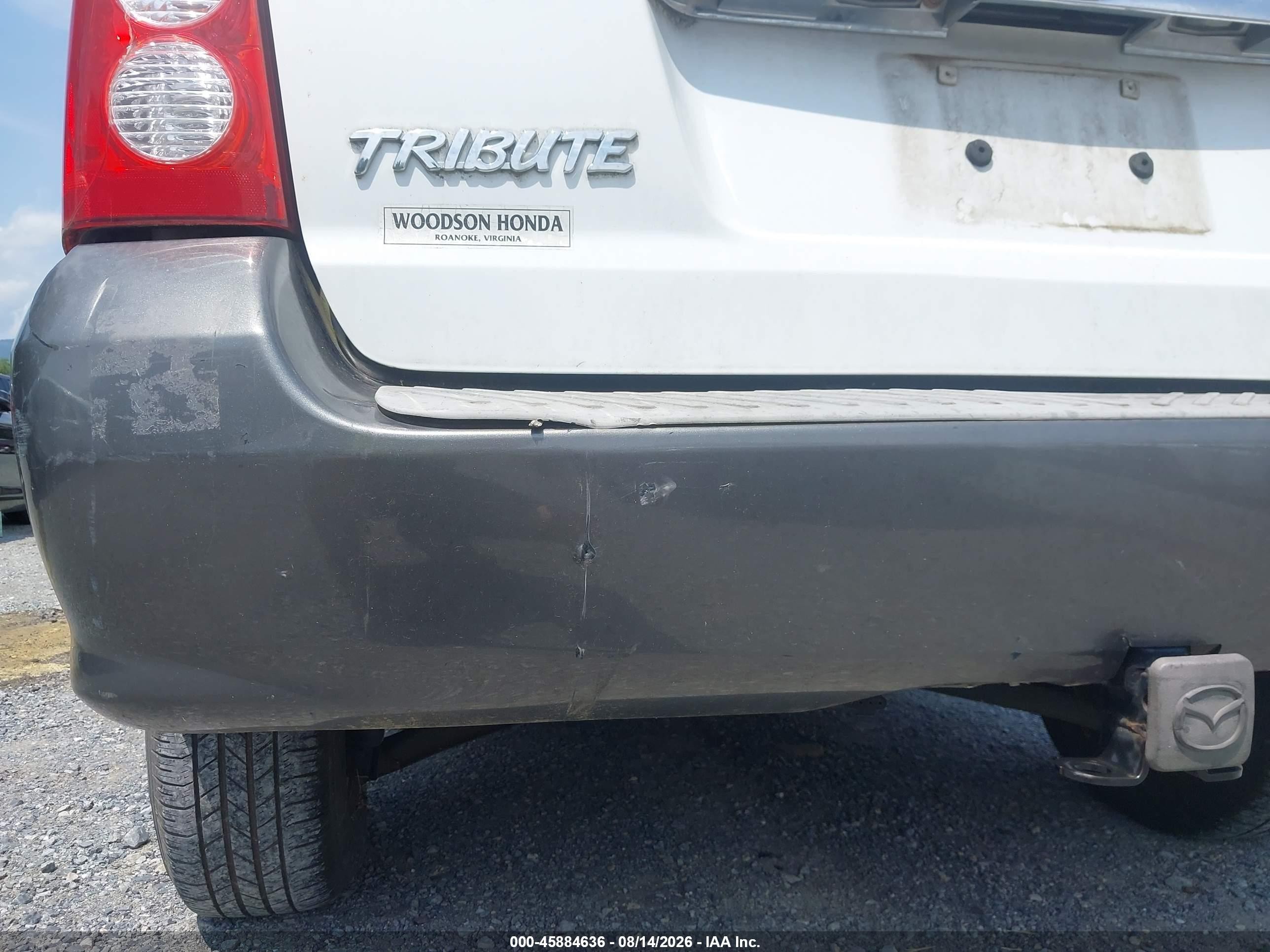 2006 Mazda Tribute S White vin: 4F2CZ94116KM11401