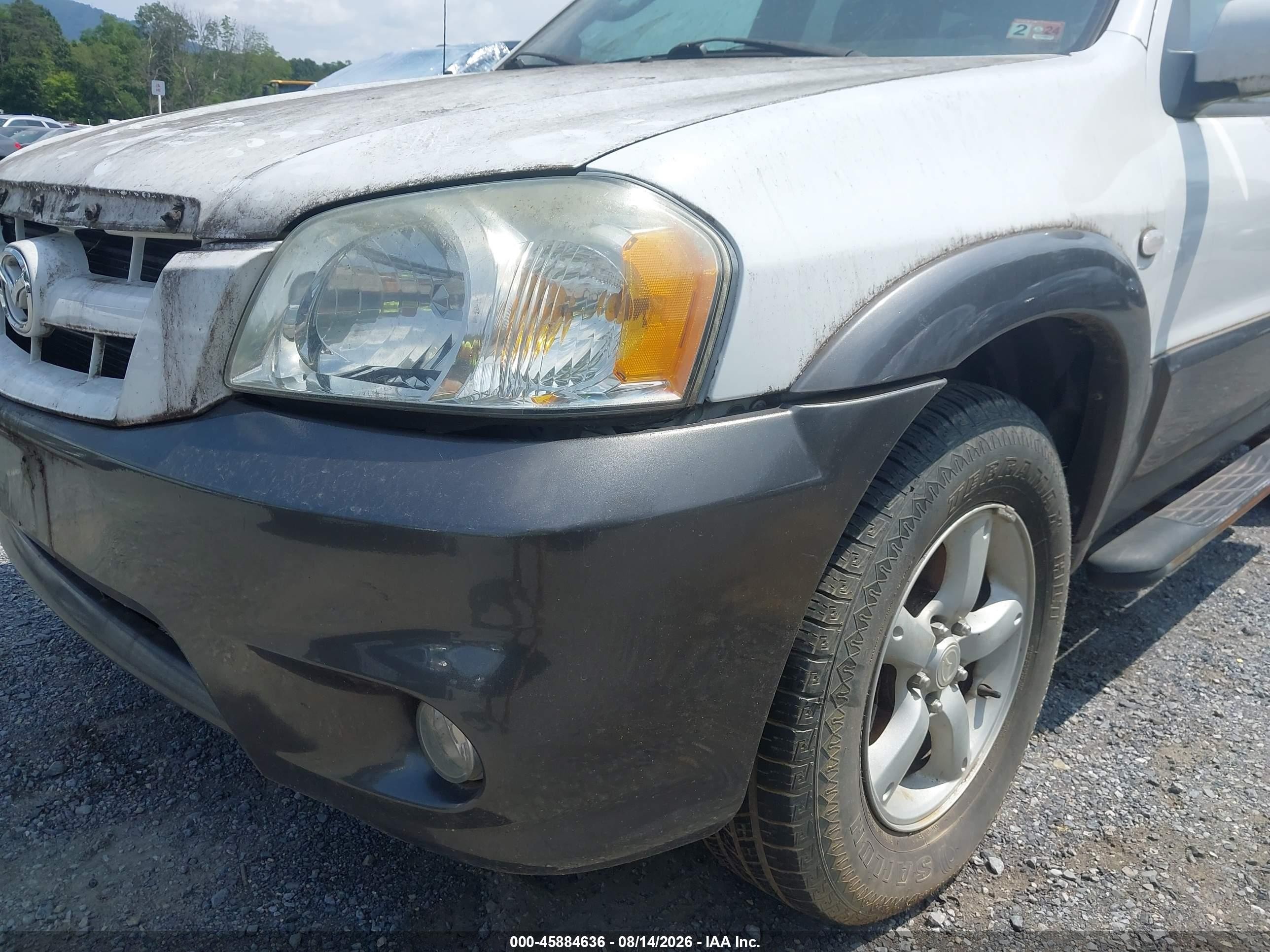 2006 Mazda Tribute S White vin: 4F2CZ94116KM11401