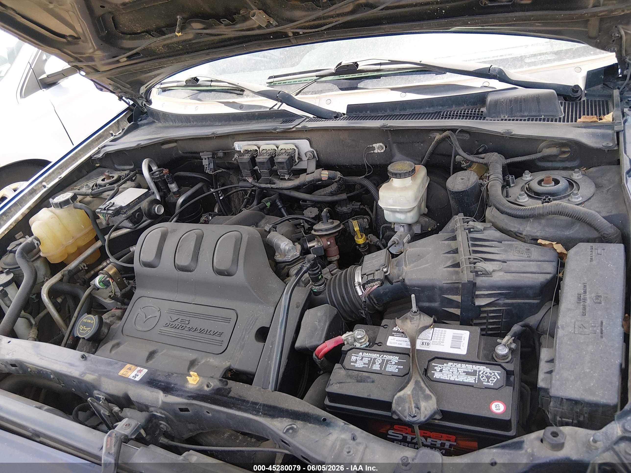 2005 Mazda Tribute S Blue vin: 4F2CZ94145KM28417