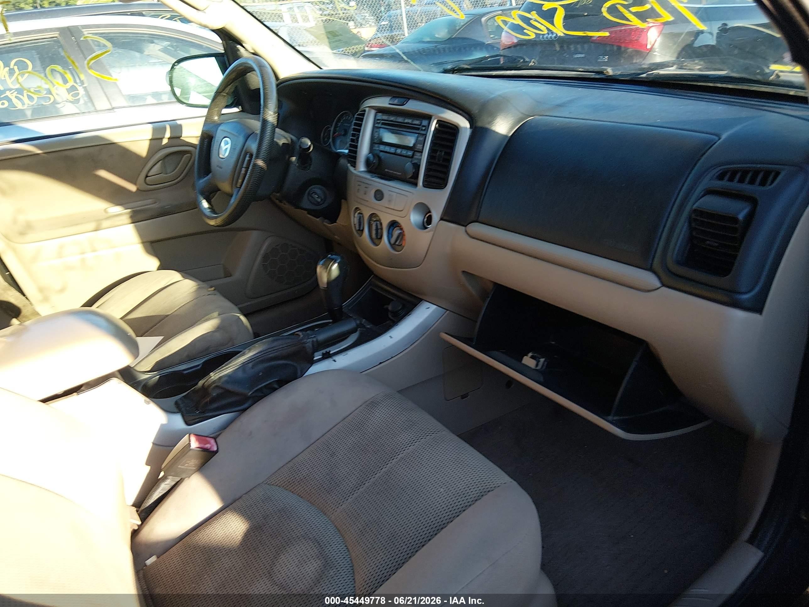 2005 Mazda Tribute S Black vin: 4F2CZ94185KM34995