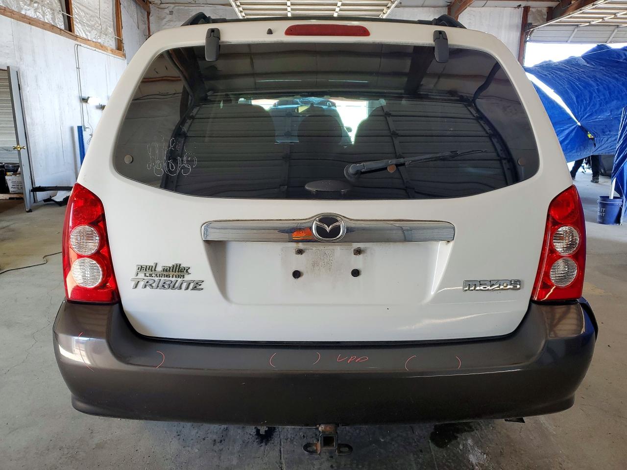 2006 Mazda Tribute S Белый vin: 4F2CZ94186KM23156