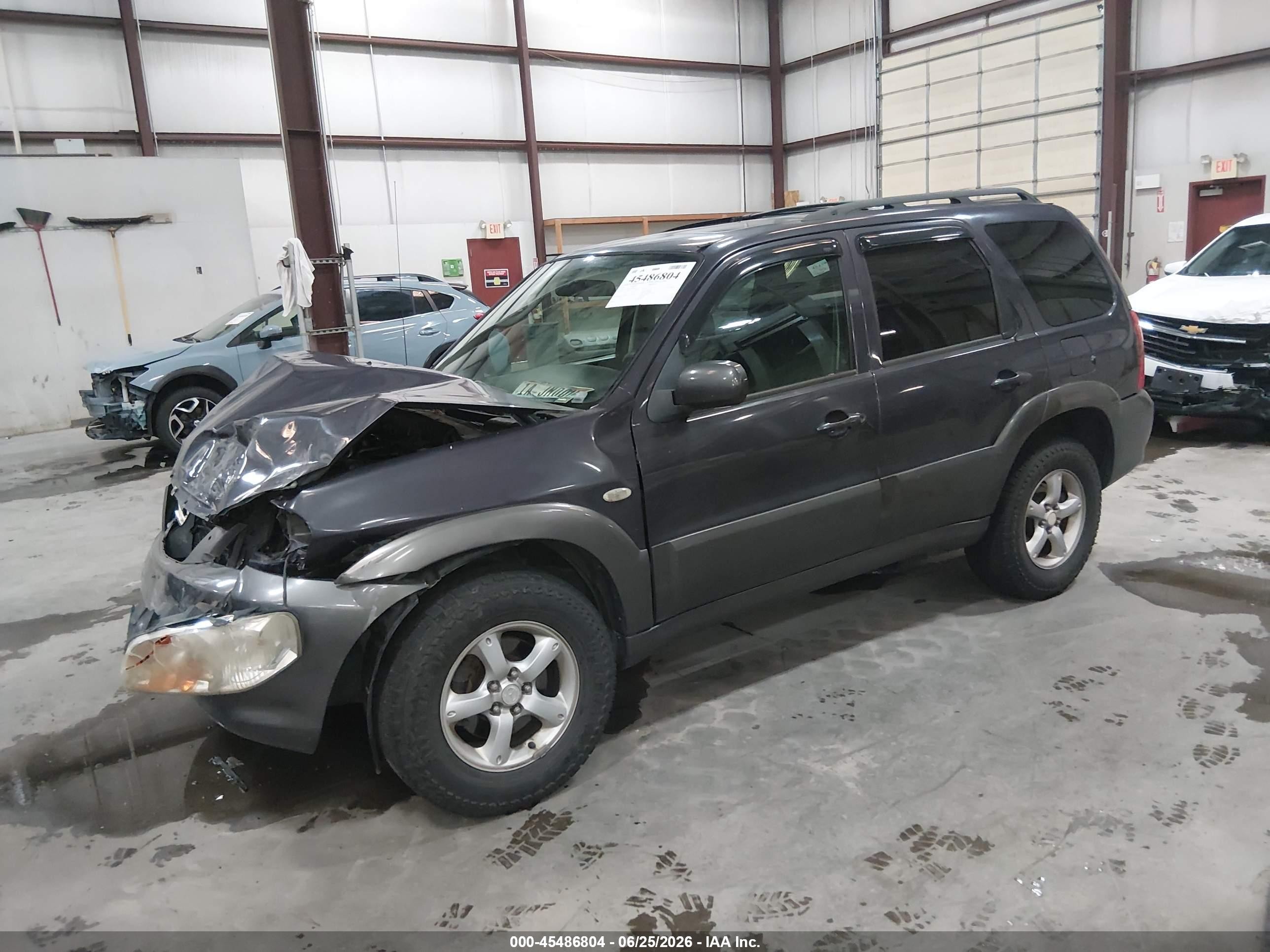 2005 Mazda Tribute S Серый vin: 4F2CZ941X5KM49112