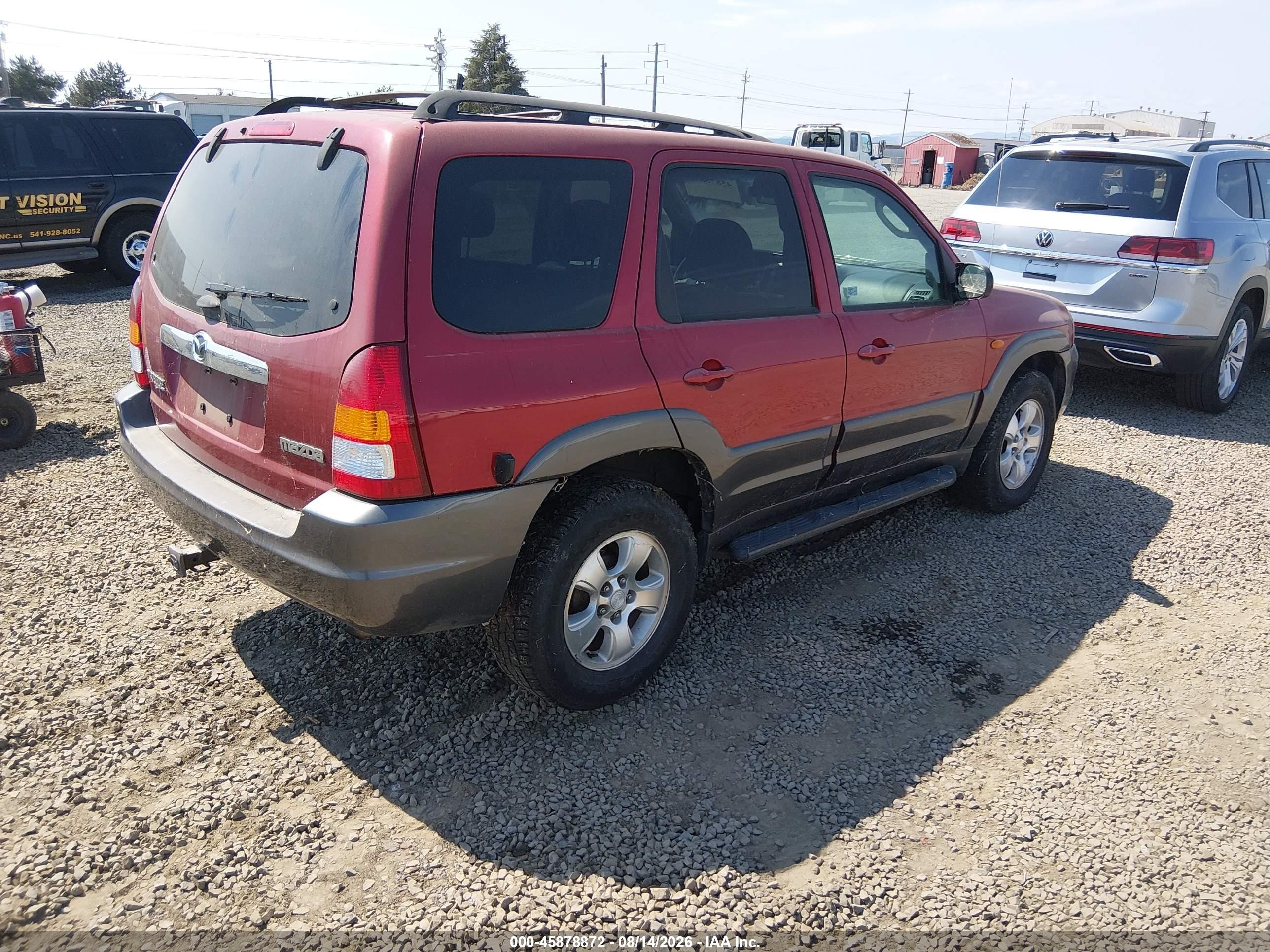 2003 Mazda Tribute Es V6 Красный vin: 4F2CZ96103KM36007