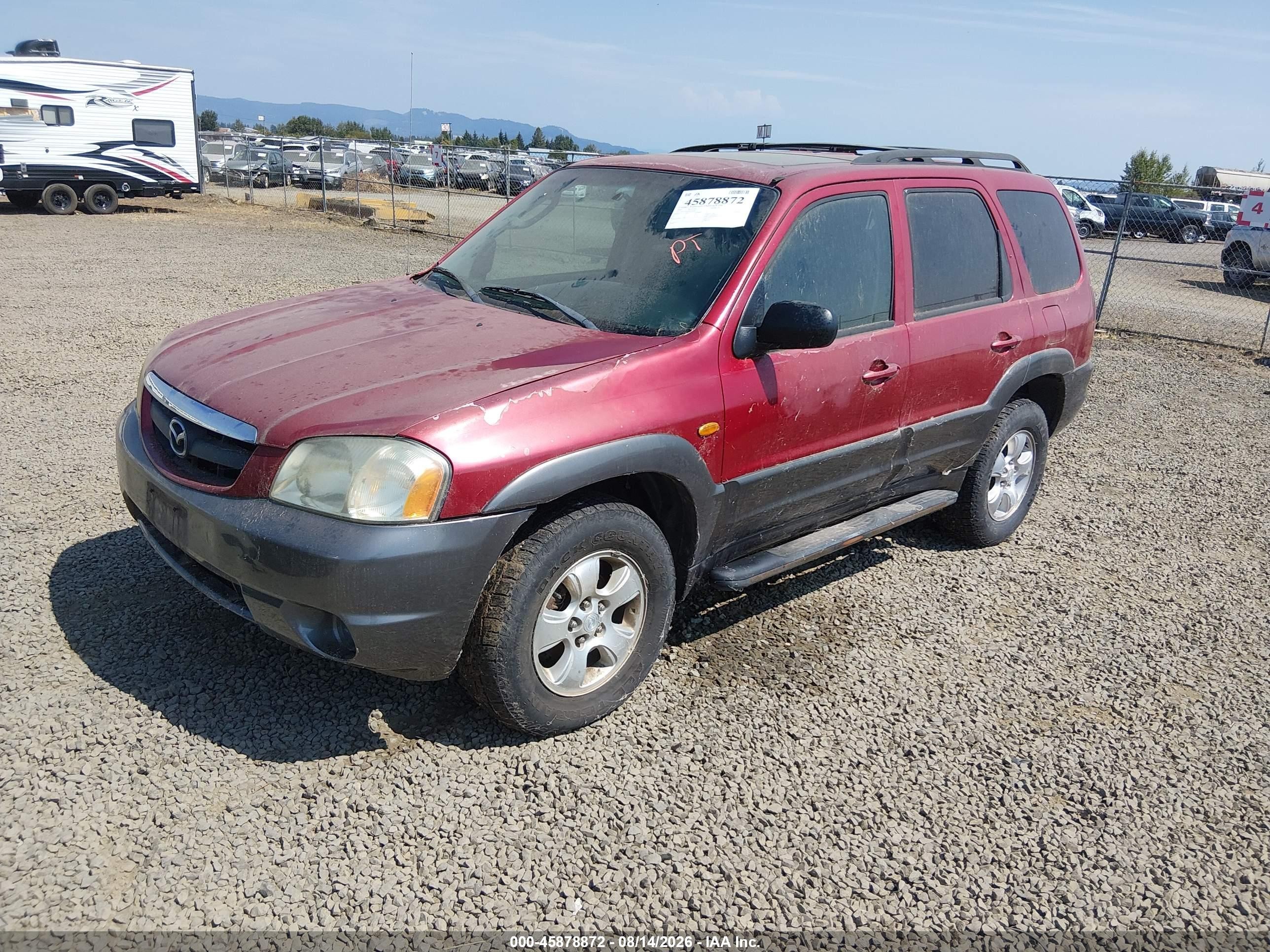 2003 Mazda Tribute Es V6 Красный vin: 4F2CZ96103KM36007