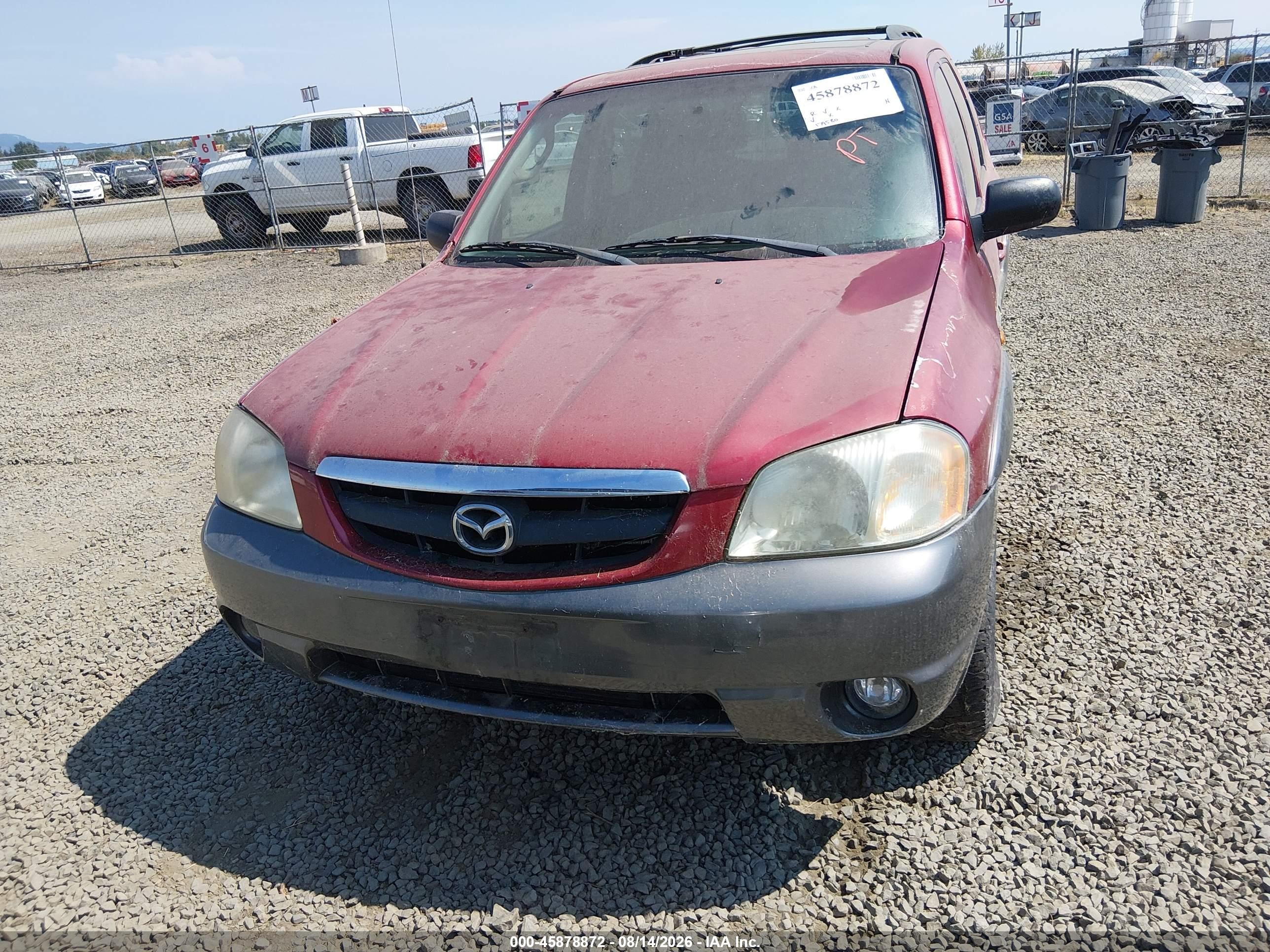 2003 Mazda Tribute Es V6 Красный vin: 4F2CZ96103KM36007