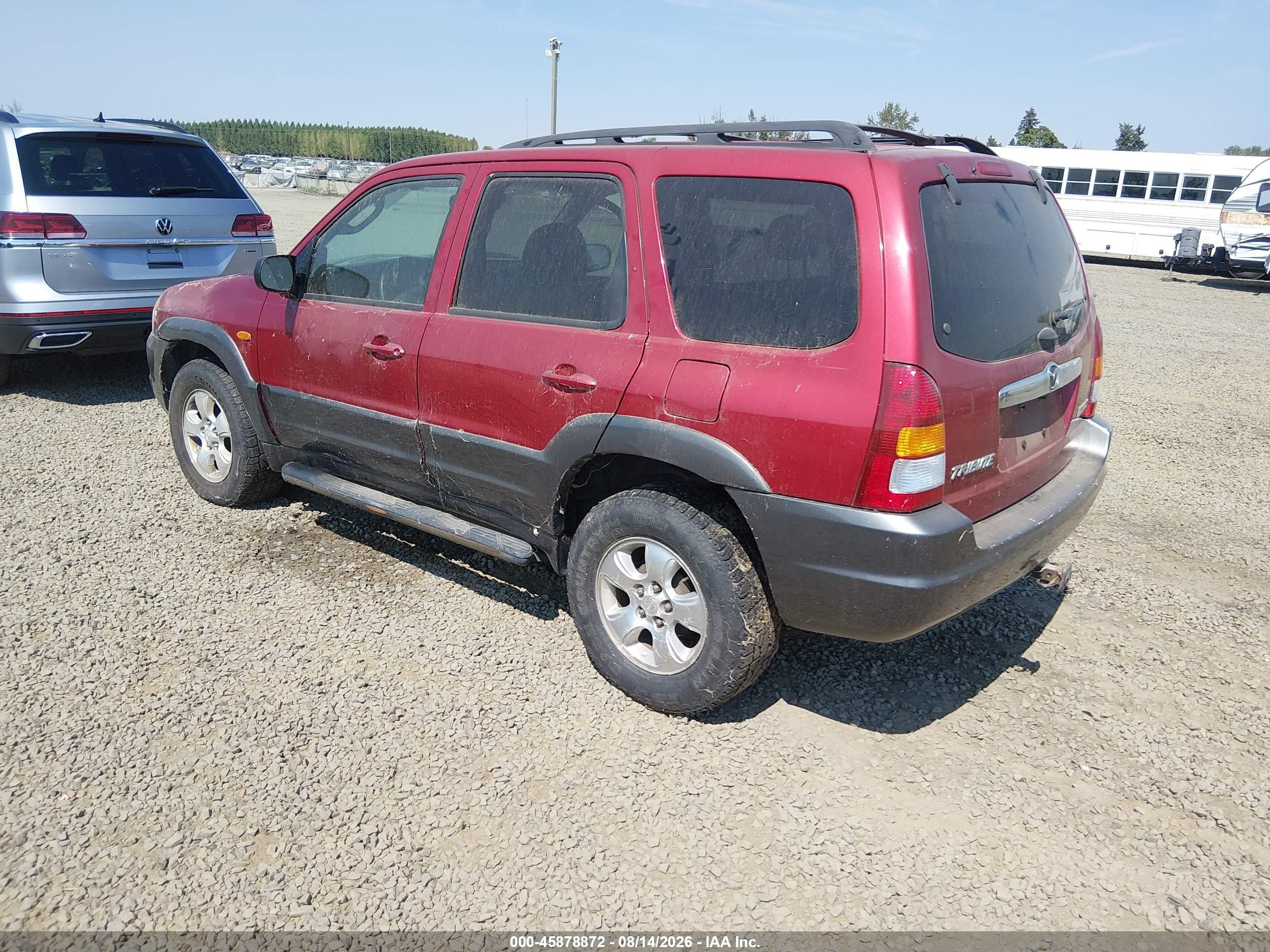 2003 Mazda Tribute Es V6 Красный vin: 4F2CZ96103KM36007