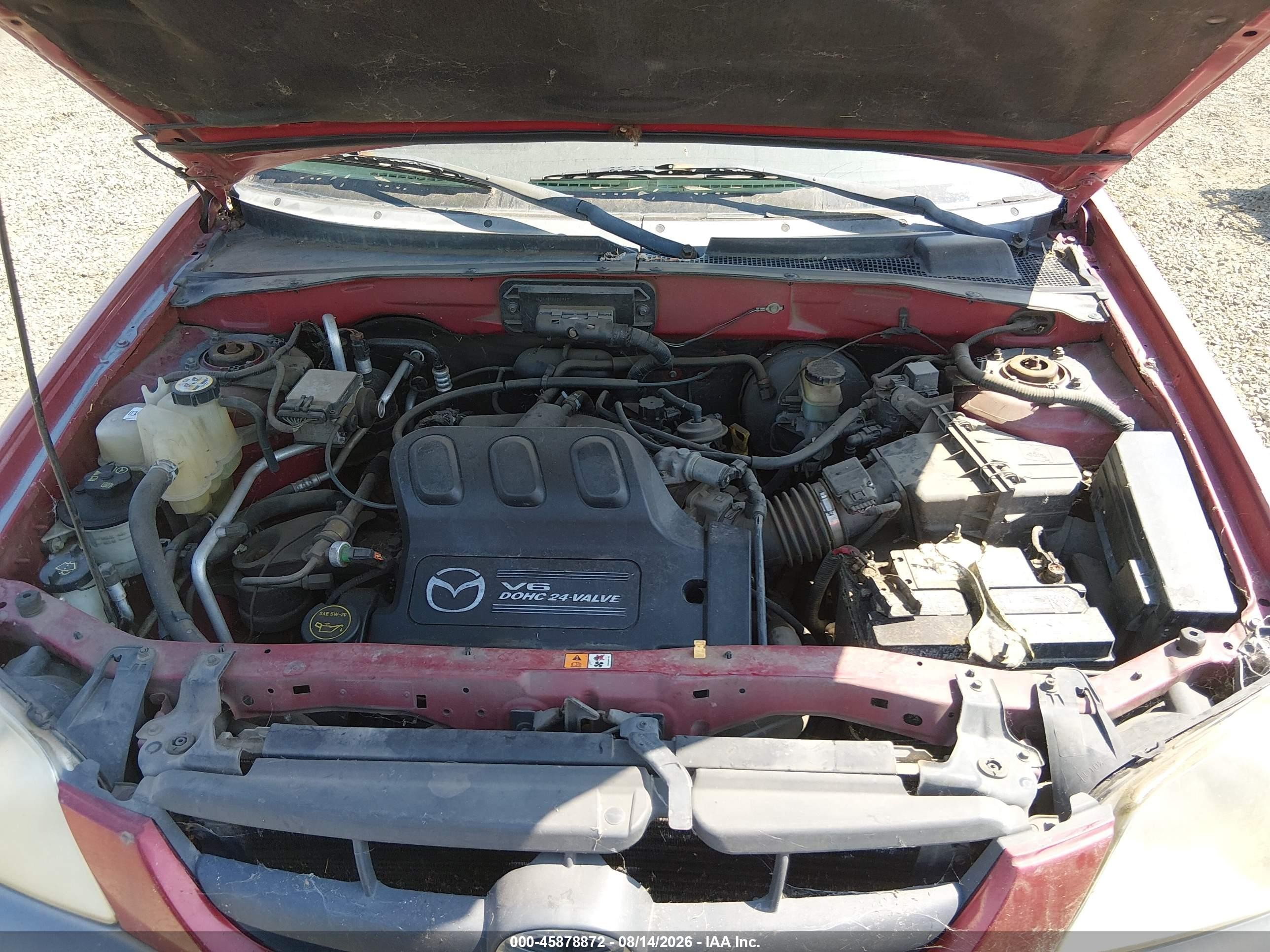 2003 Mazda Tribute Es V6 Красный vin: 4F2CZ96103KM36007