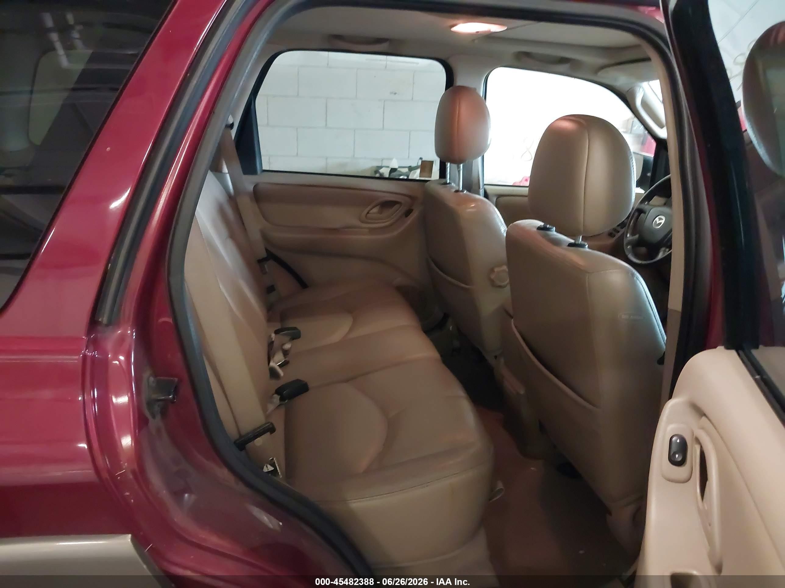 2003 Mazda Tribute Es V6 Red vin: 4F2CZ96103KM41904