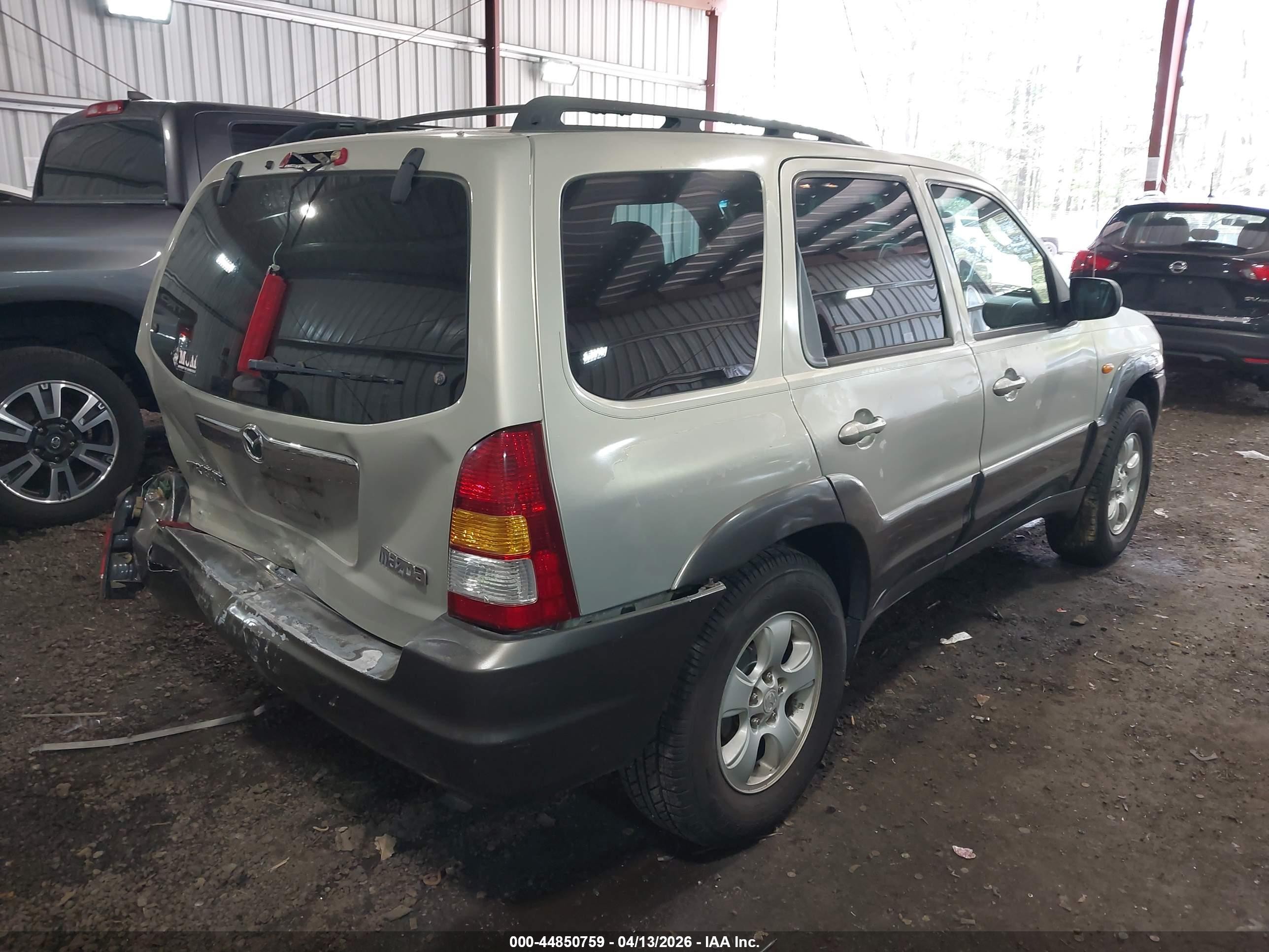 2004 Mazda Tribute Es V6 Beige vin: 4F2CZ96104KM24831