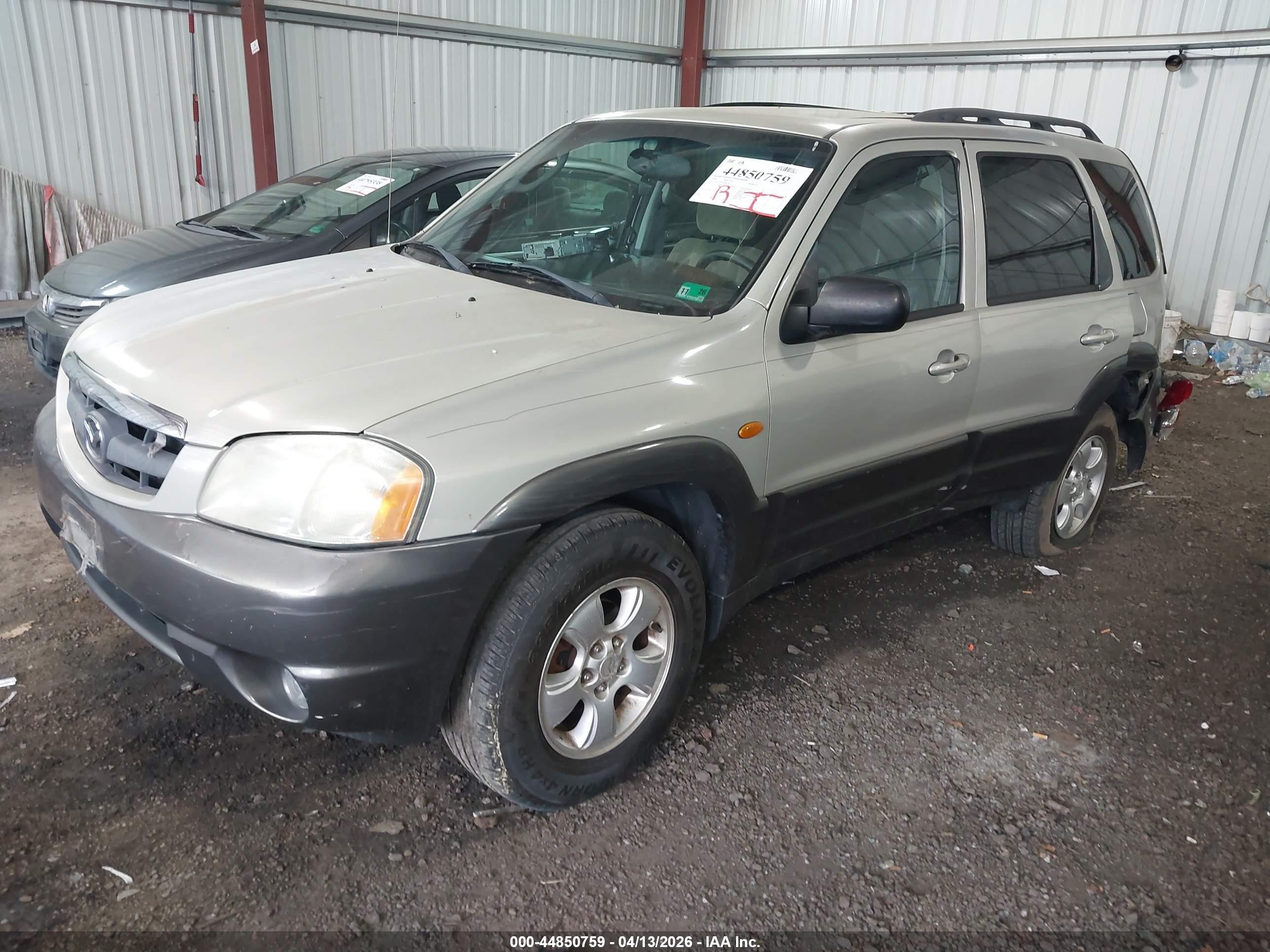 2004 Mazda Tribute Es V6 Beige vin: 4F2CZ96104KM24831