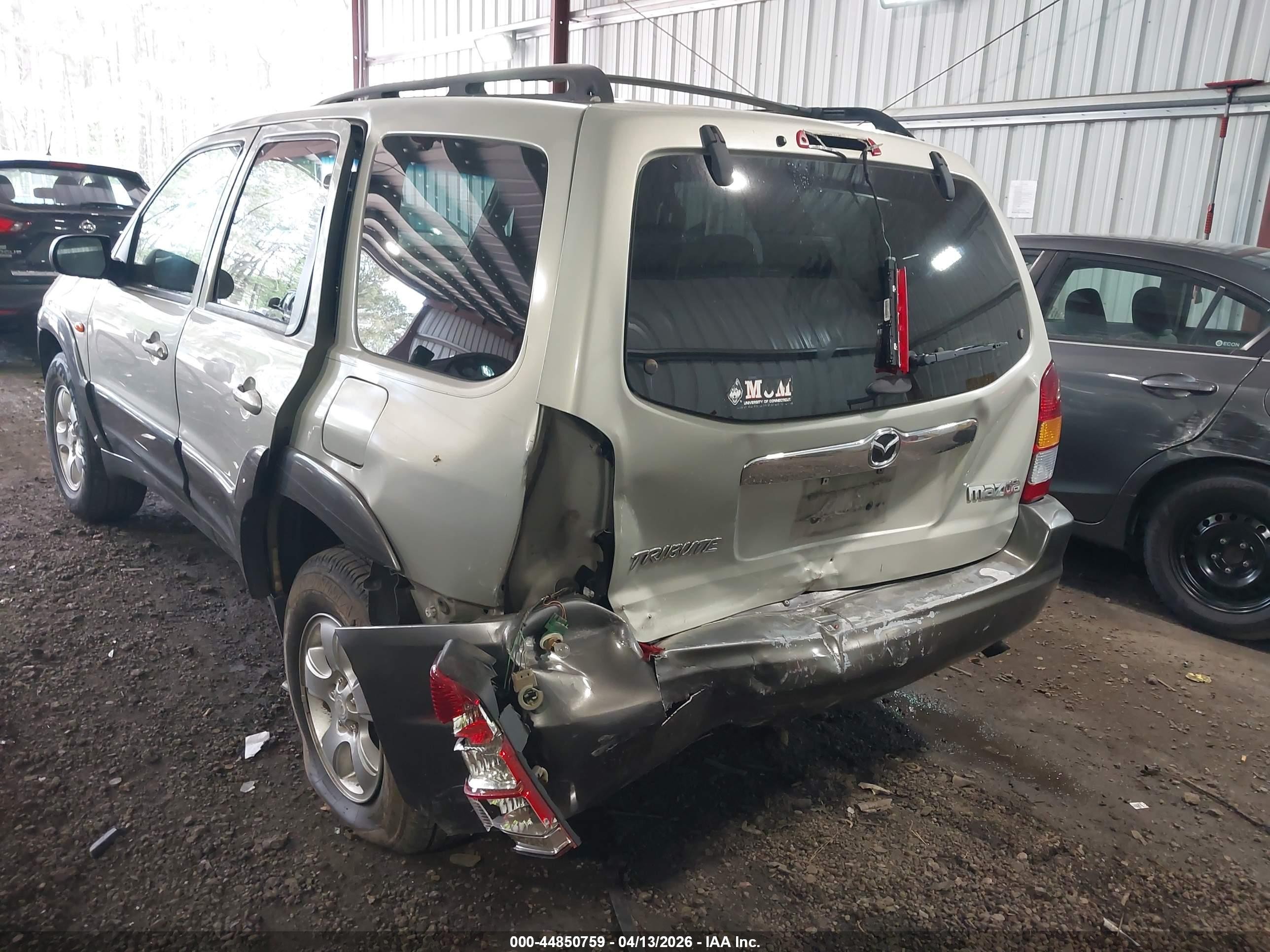 2004 Mazda Tribute Es V6 Beige vin: 4F2CZ96104KM24831