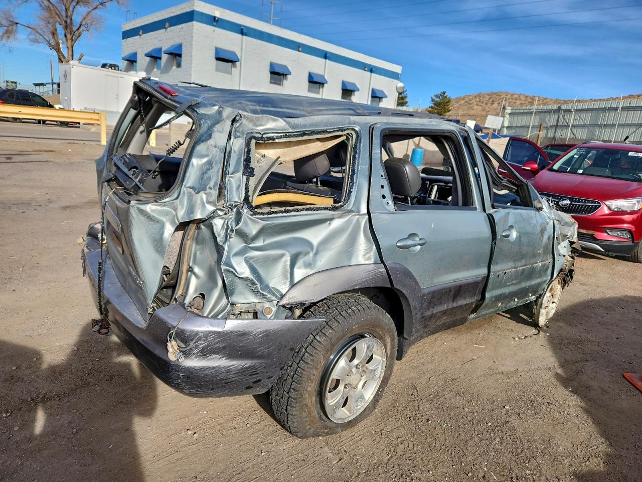 2003 Mazda Tribute Es Silver vin: 4F2CZ96113KM04909