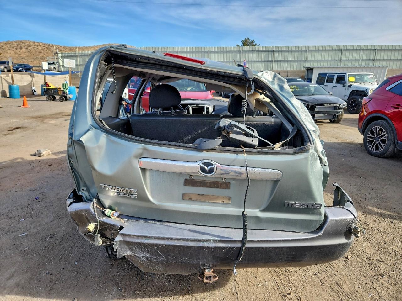 2003 Mazda Tribute Es Silver vin: 4F2CZ96113KM04909