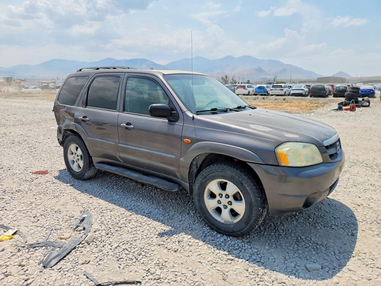 2003 Mazda Tribute Es Gray vin: 4F2CZ96123KM13490