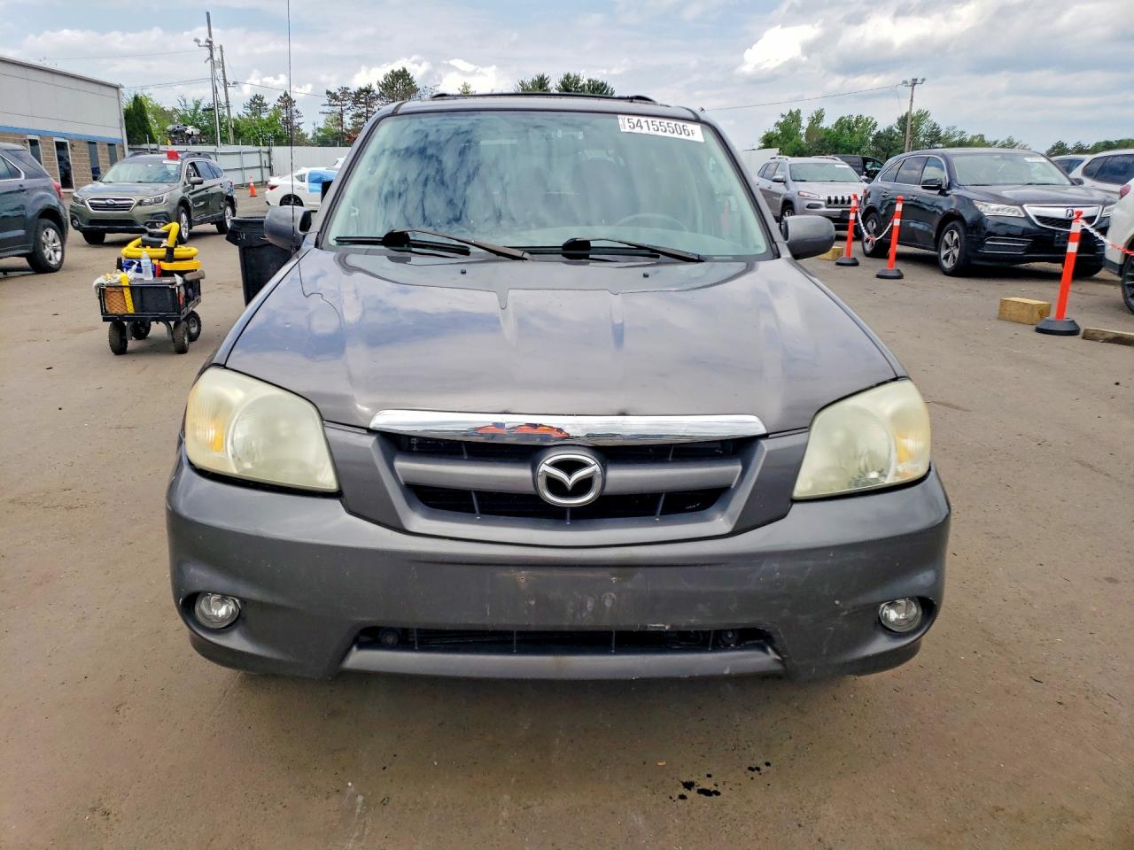 2005 Mazda Tribute S Угольный vin: 4F2CZ96125KM16750