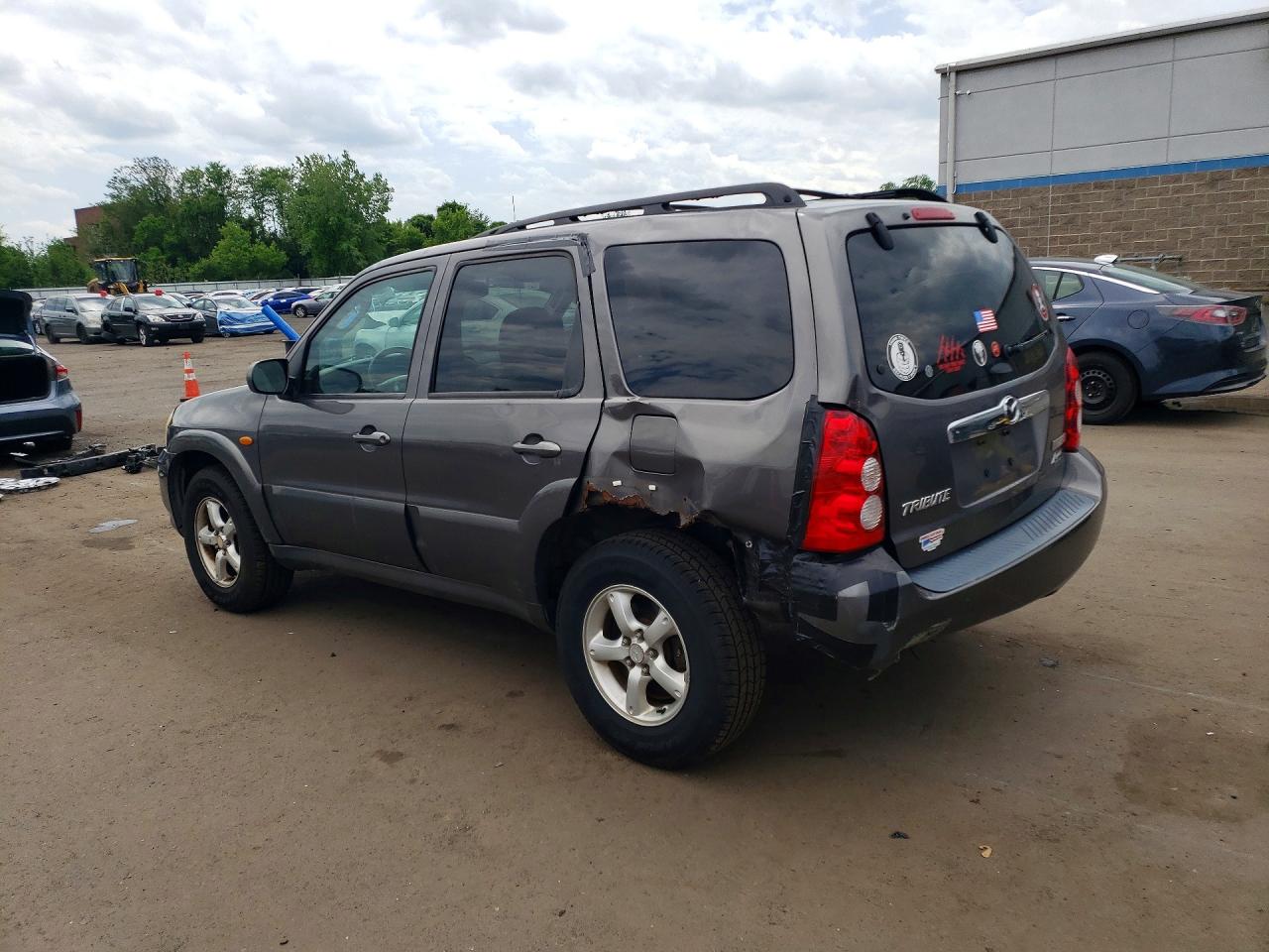 2005 Mazda Tribute S Угольный vin: 4F2CZ96125KM16750