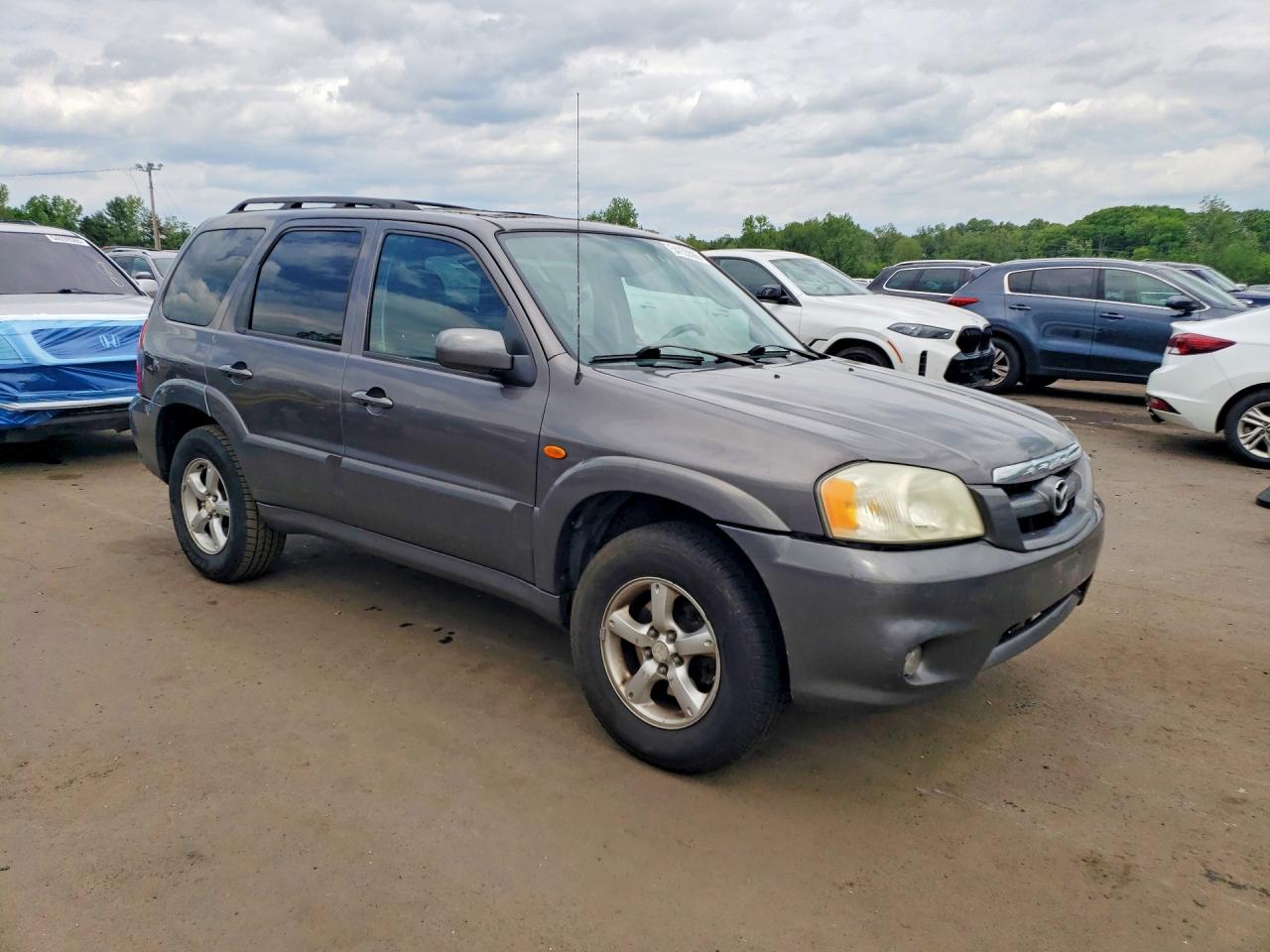 2005 Mazda Tribute S Угольный vin: 4F2CZ96125KM16750