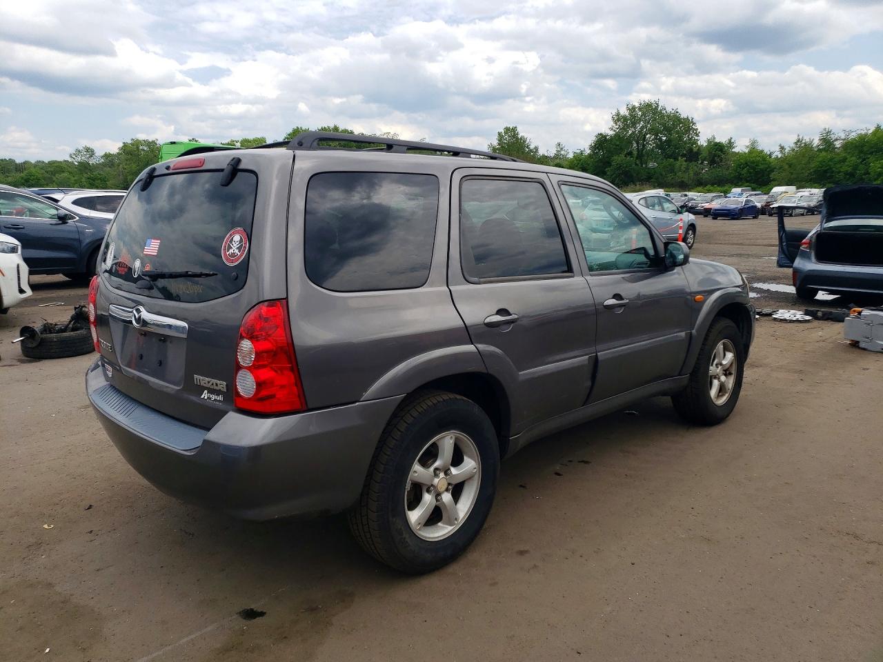 2005 Mazda Tribute S Угольный vin: 4F2CZ96125KM16750