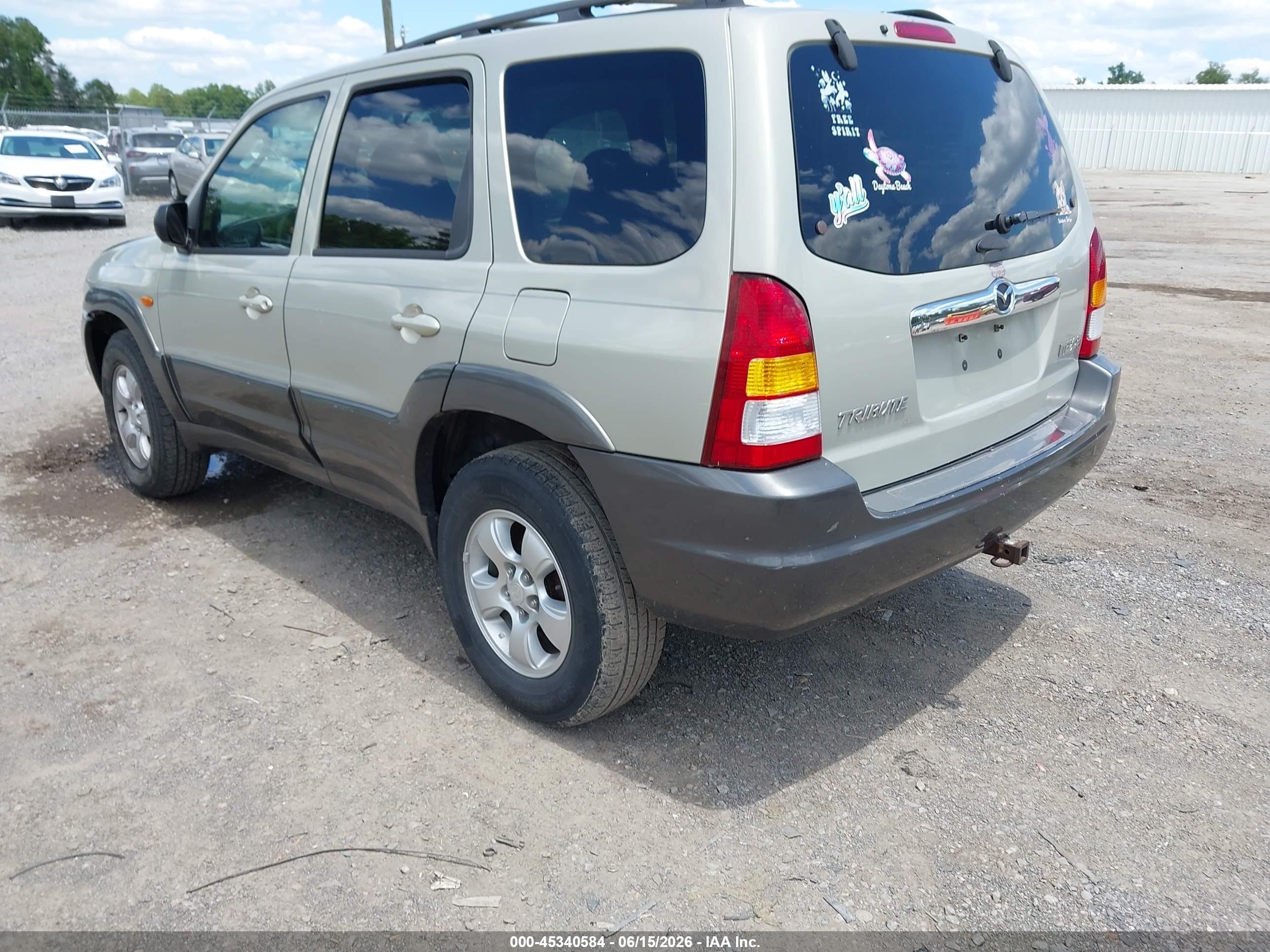 2004 Mazda Tribute Es V6 Золотой vin: 4F2CZ96144KM24699