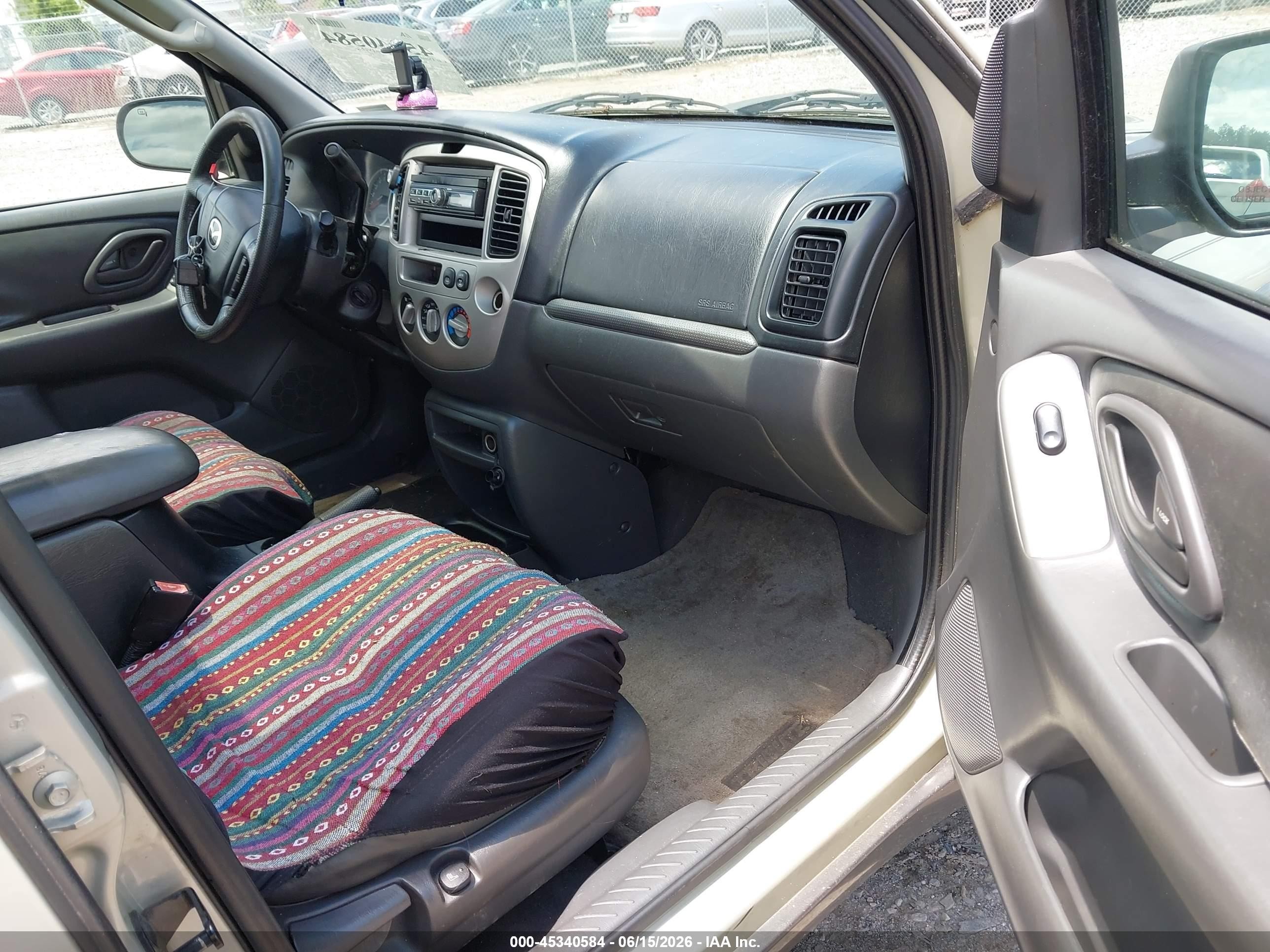 2004 Mazda Tribute Es V6 Золотой vin: 4F2CZ96144KM24699