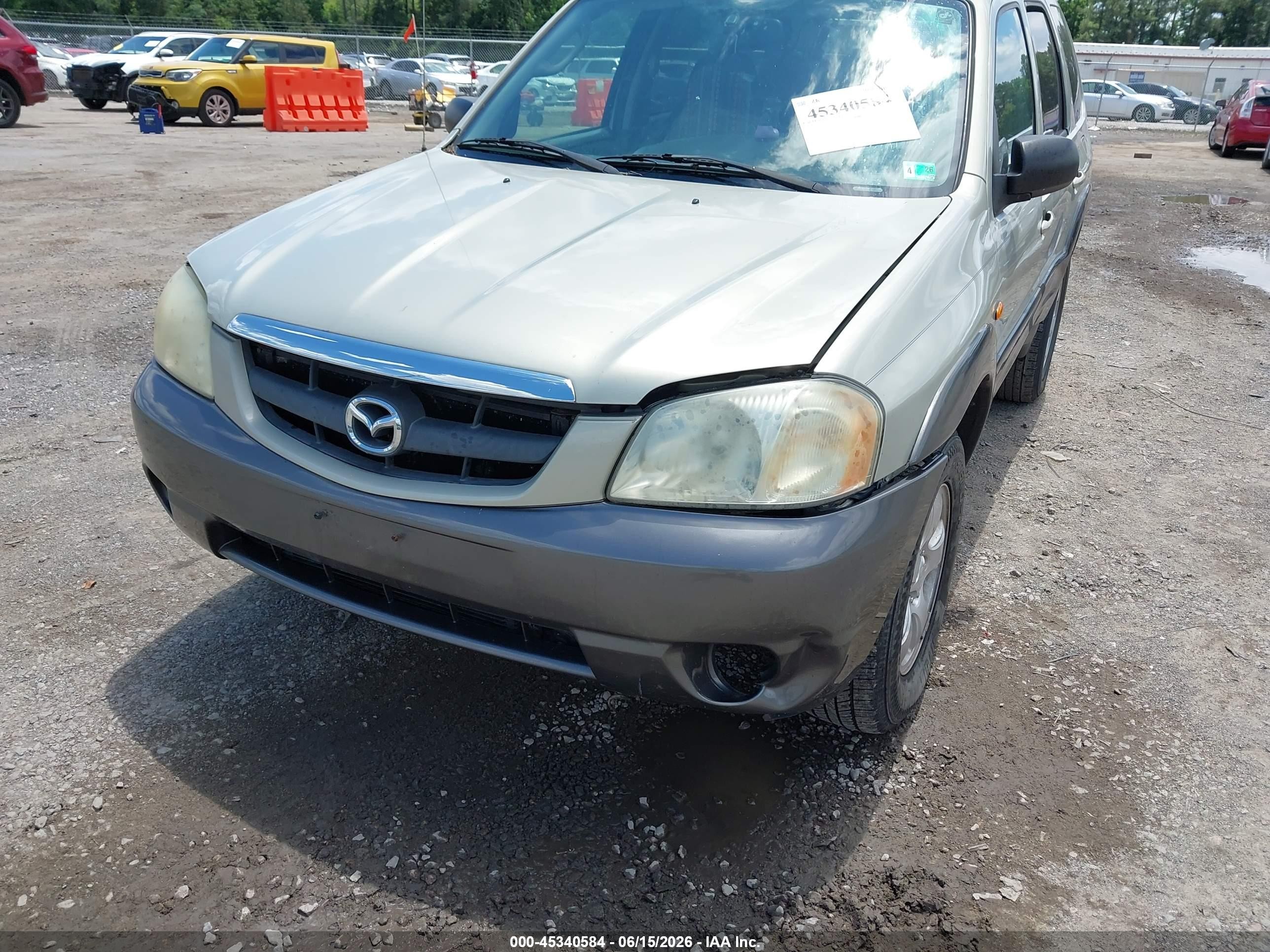2004 Mazda Tribute Es V6 Золотой vin: 4F2CZ96144KM24699