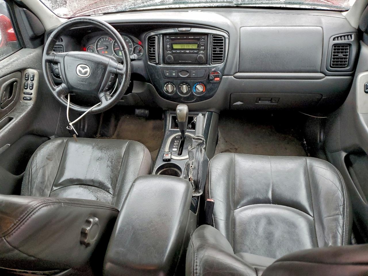 2005 Mazda Tribute S Red vin: 4F2CZ96145KM10481