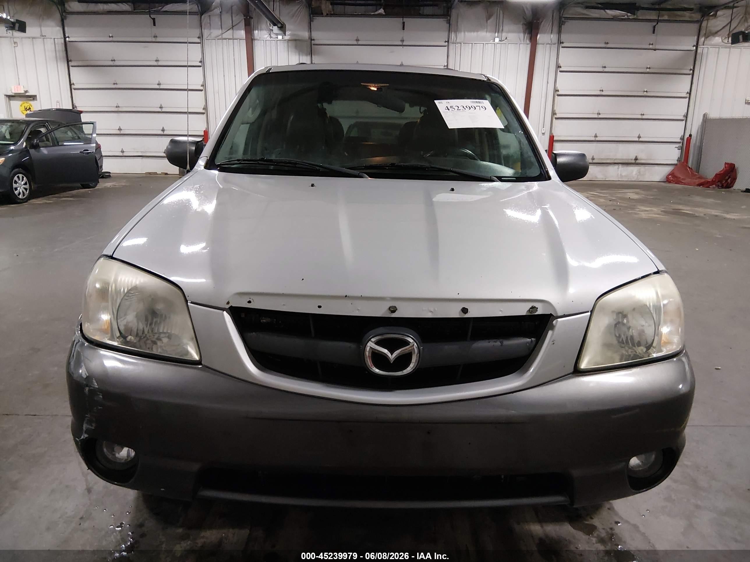 2004 Mazda Tribute Es V6 Silver vin: 4F2CZ96154KM12738