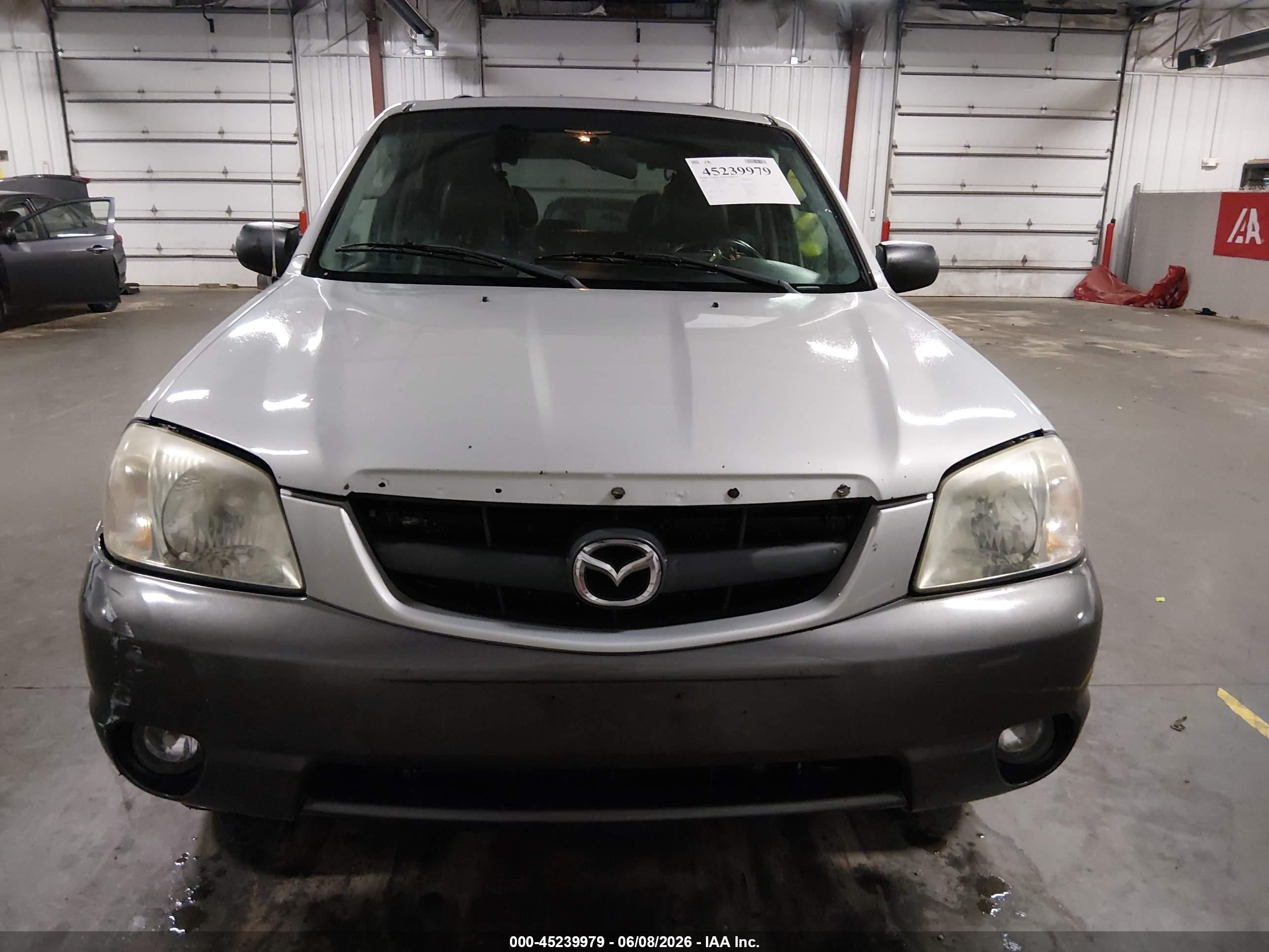 2004 Mazda Tribute Es V6 Silver vin: 4F2CZ96154KM12738